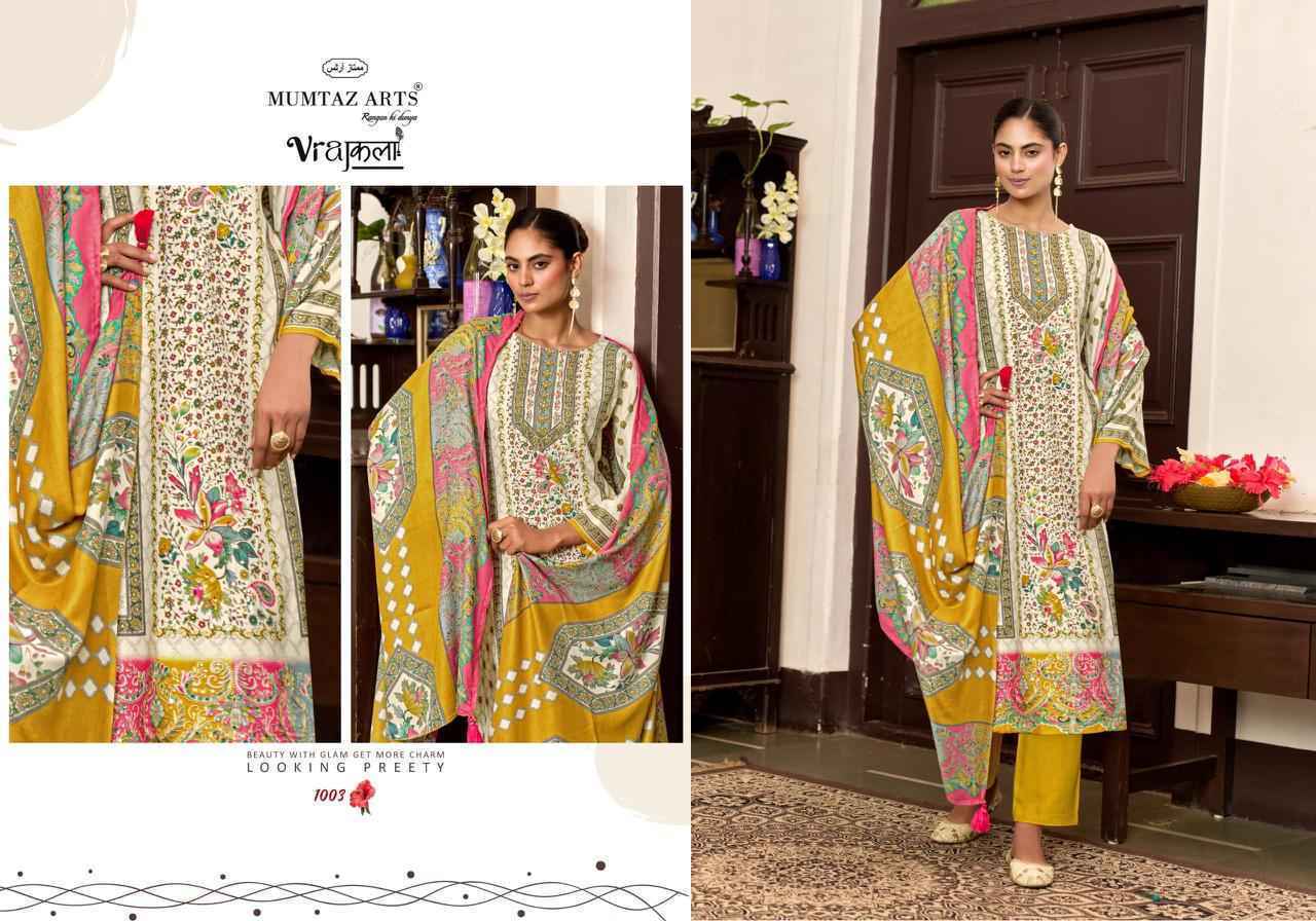 Mumtaz Arts Lavanya Viscose Pashmina Salwar Kameez Wholesale Rate ( 4 Pcs Catalog )