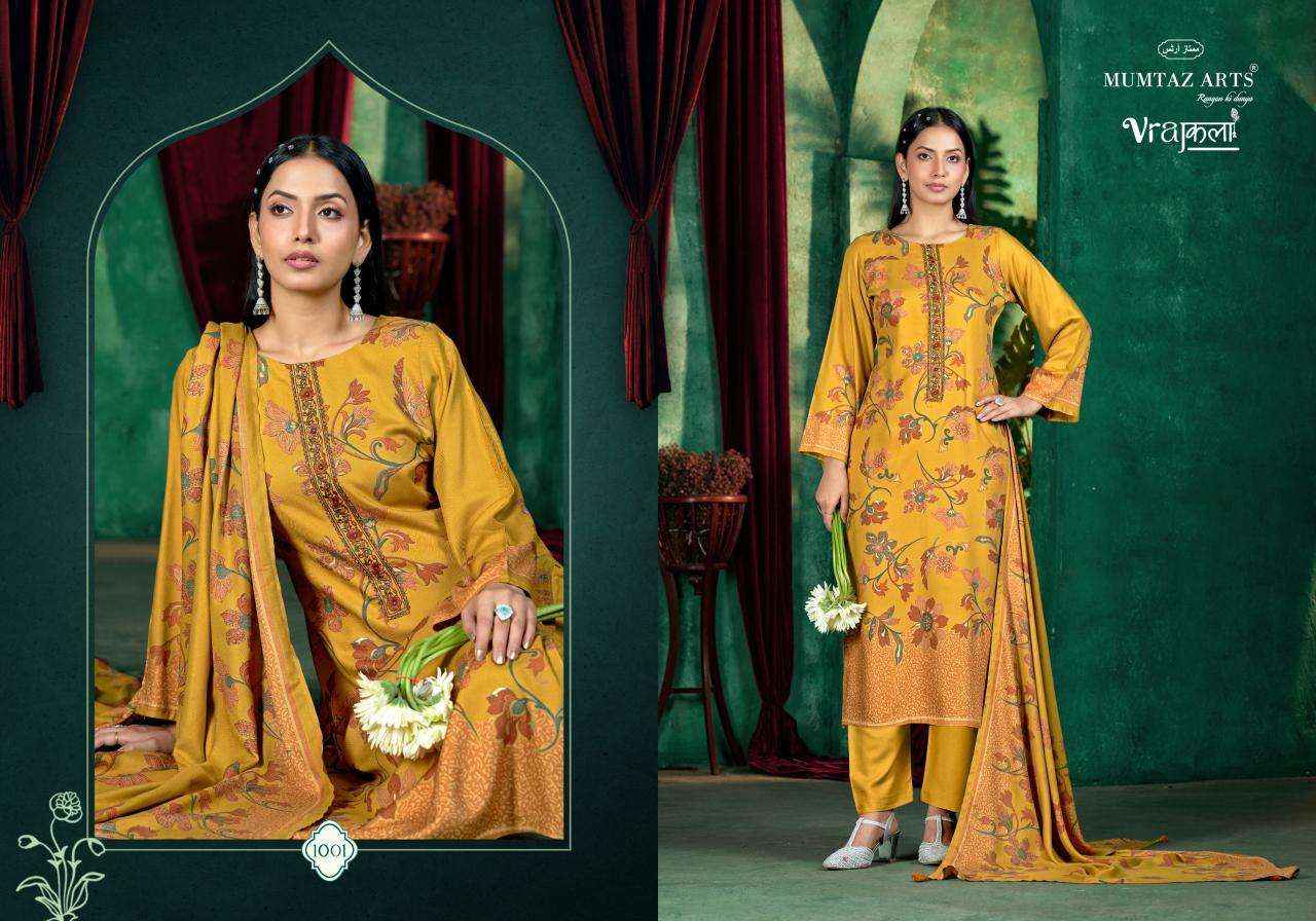 Mumtaz Arts Ruhyna Pure Viscose Pashmina Suit Catalog Suppliers