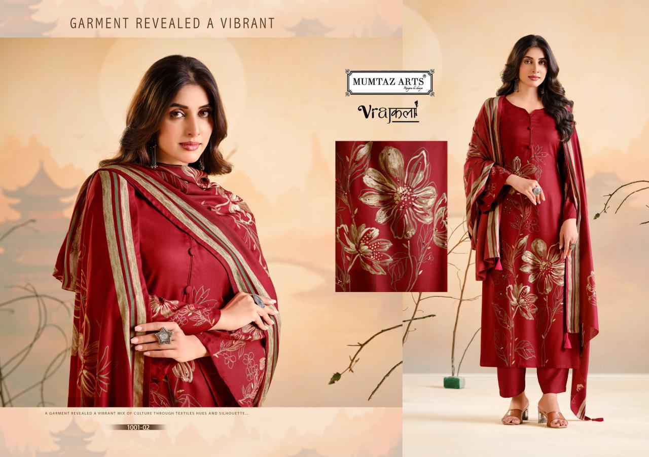 Mumtaz Arts Simran Vol 2 Viscose Pashmina Salwar Kameez Wholesale Rate ( 4 Pcs Catalog )