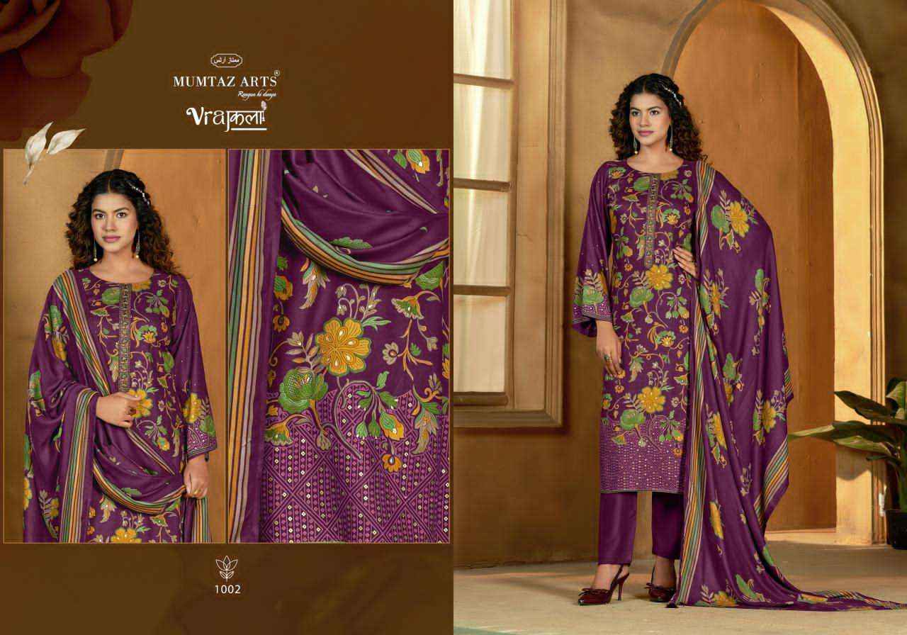 Mumtaz Arts Vaari Winter Collection Fancy Ladies Dress Wholesale Rate ( 4 Pcs Catalog )