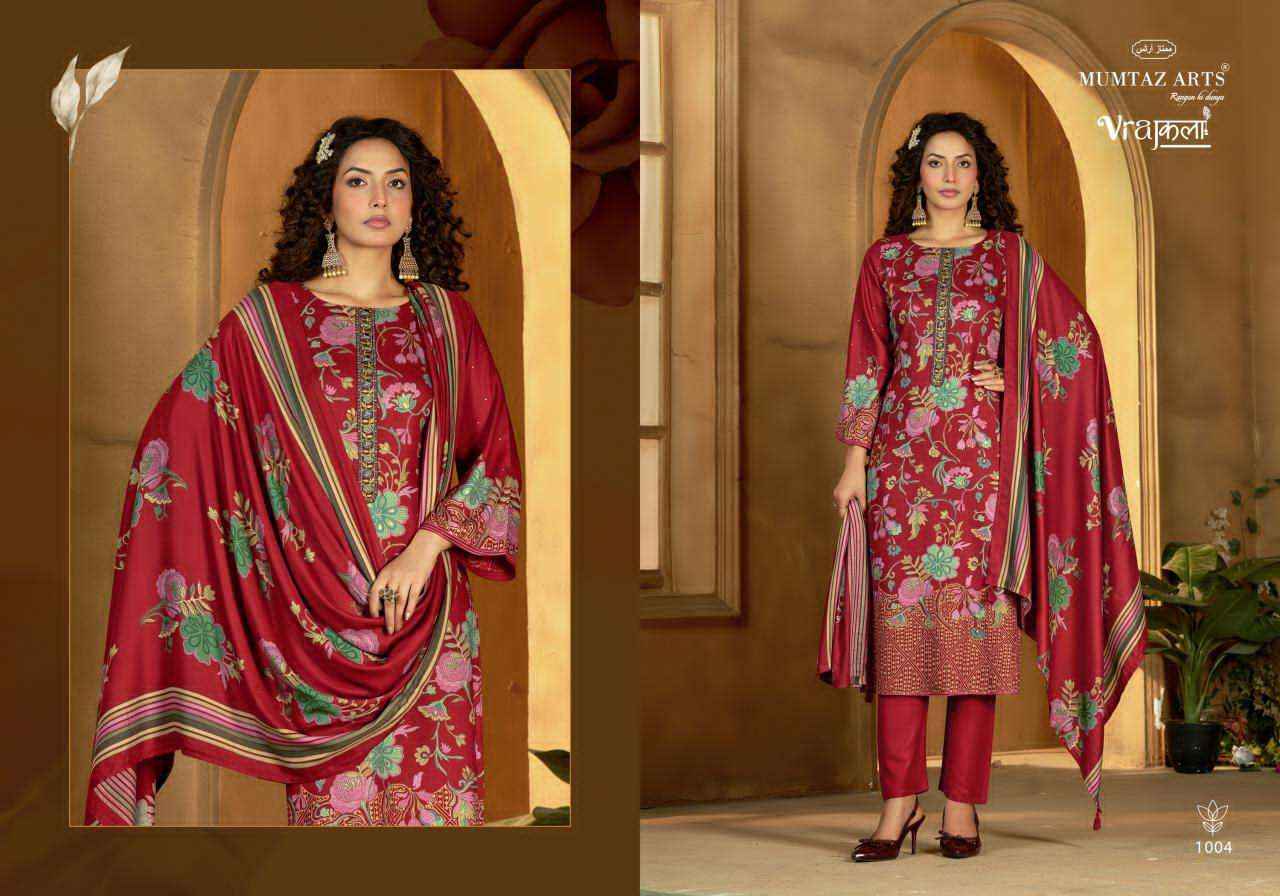 Mumtaz Arts Vaari Winter Collection Fancy Ladies Dress Wholesale Rate ( 4 Pcs Catalog )