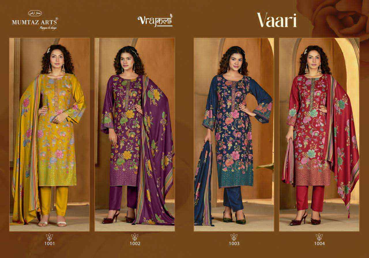 Mumtaz Arts Vaari Winter Collection Fancy Ladies Dress Wholesale Rate ( 4 Pcs Catalog )