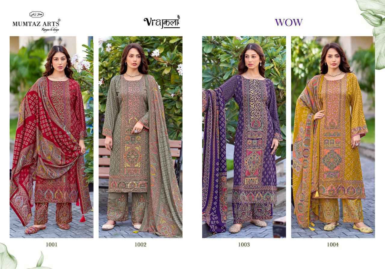 Mumtaz Arts Wow Viscose Pashmina Salwar Kameez Wholesale Rate ( 4 Pcs Catalog )