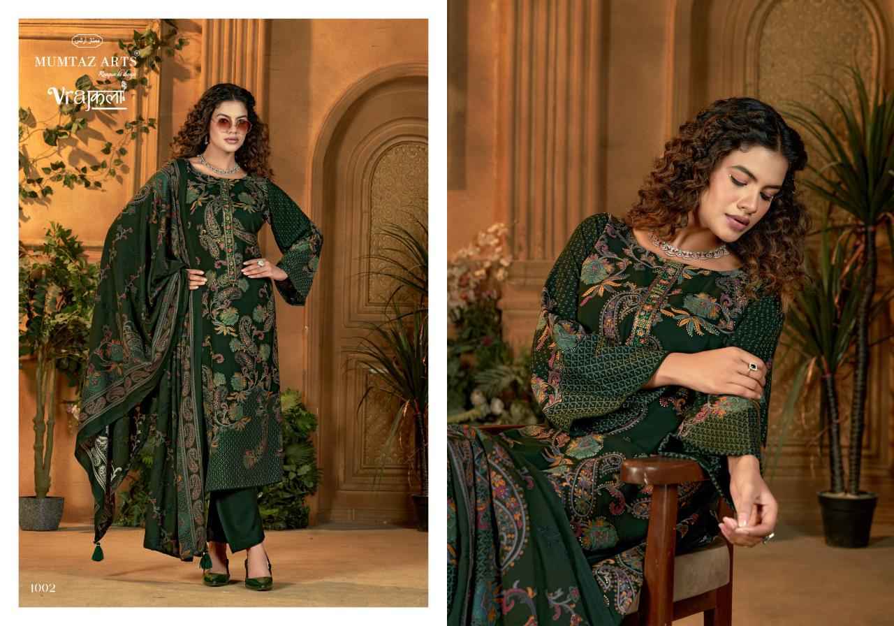 Mumtaz Arts Zaid Viscose Pashmina Salwar Kameez Wholesale Rate ( 4 Pcs Catalog )