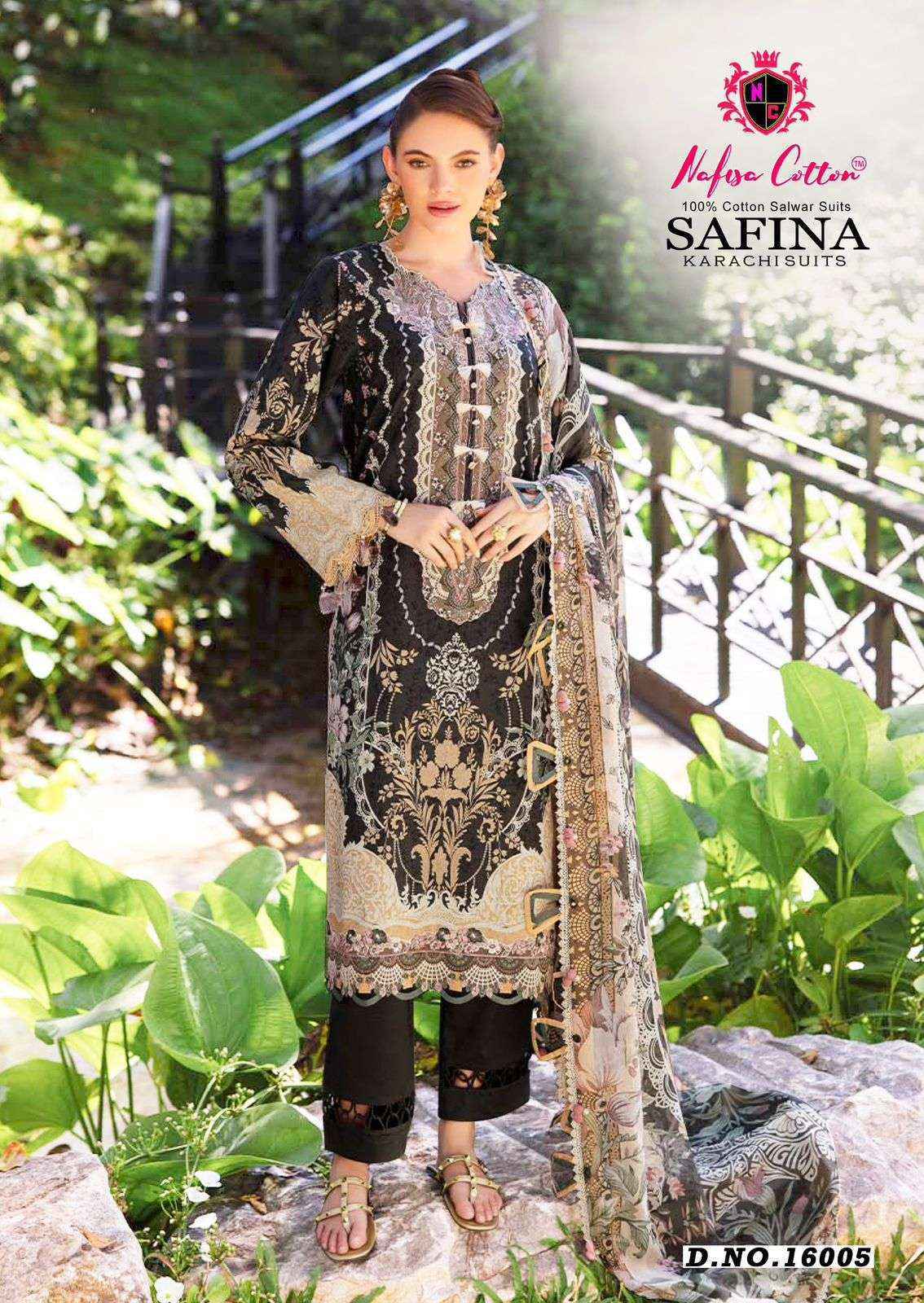 Nafisa Cotton Safina Vol 16 Cotton Salwar Kameez Wholesale Rate ( 6 Pcs Catalog )