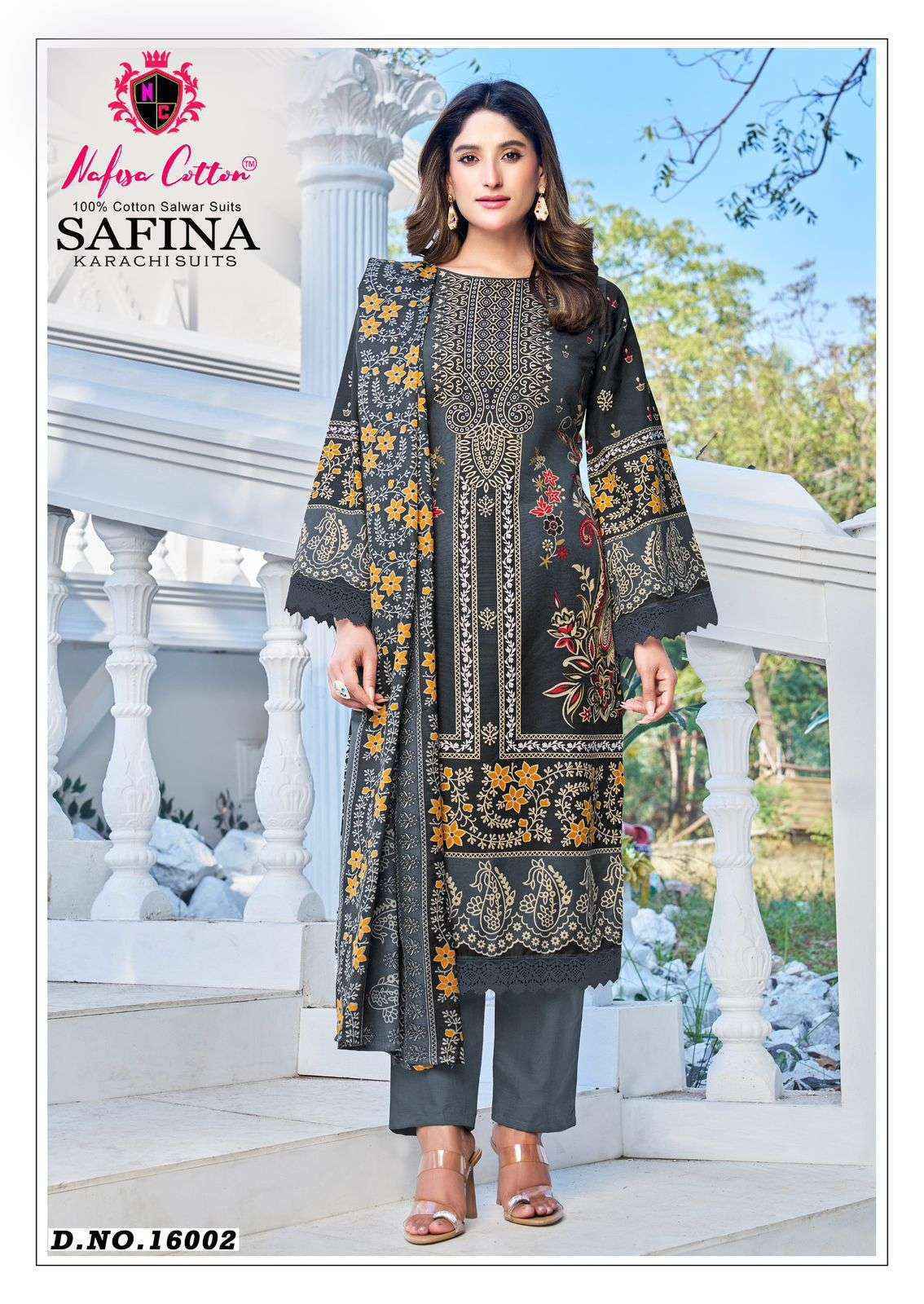 Nafisa Cotton Safina Vol 16 Cotton Salwar Kameez Wholesale Rate ( 6 Pcs Catalog )