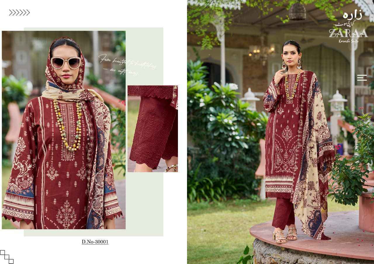 Pakiza Zaraa Bin Saeed Vol 29 Cotton Salwar Kameez Wholesale Rate ( 8 Pcs Catalog )