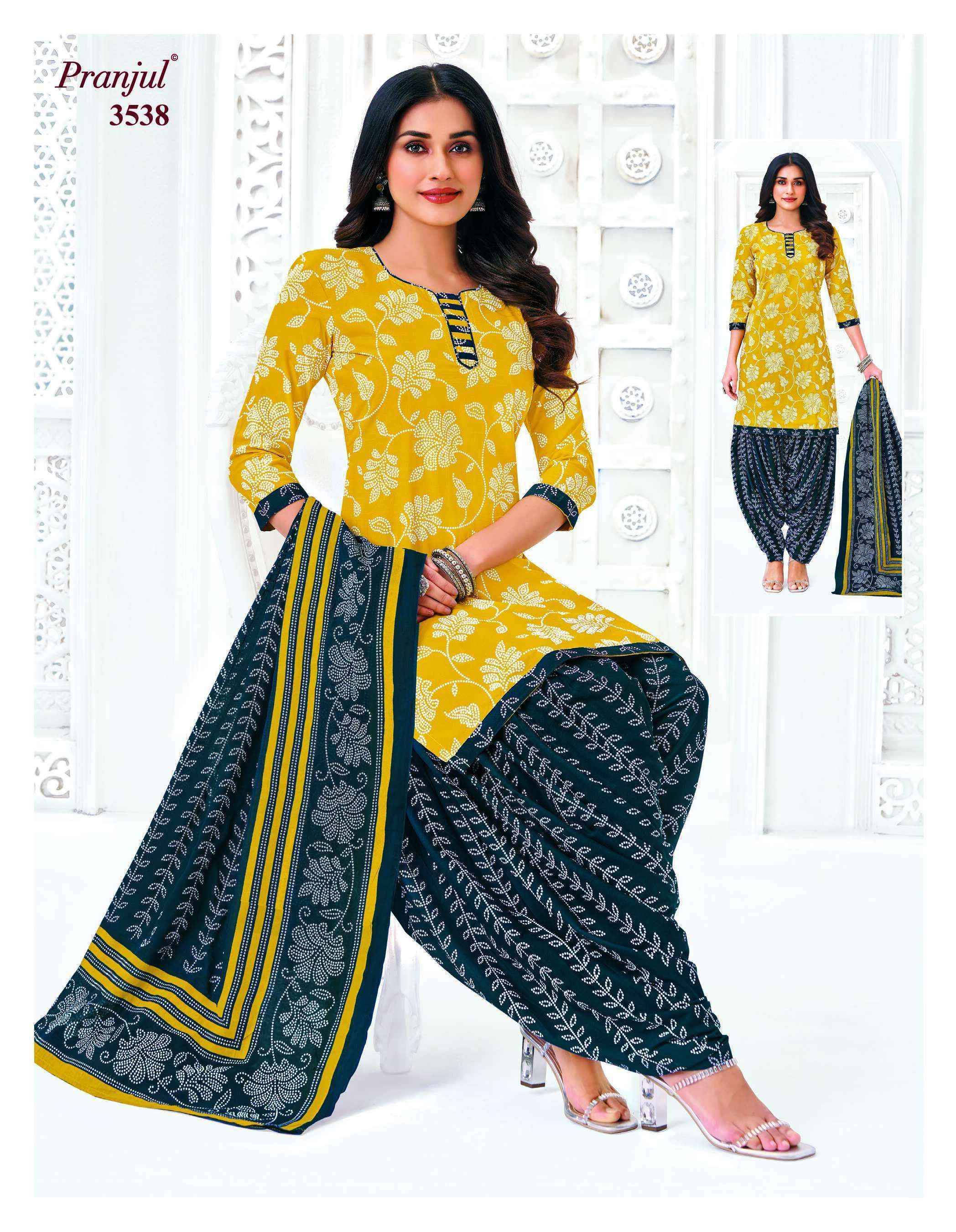 Pranjul Priyanshi Vol 35 Readymade Cotton Suit Wholesale Rate ( 36 Pcs Catalog )