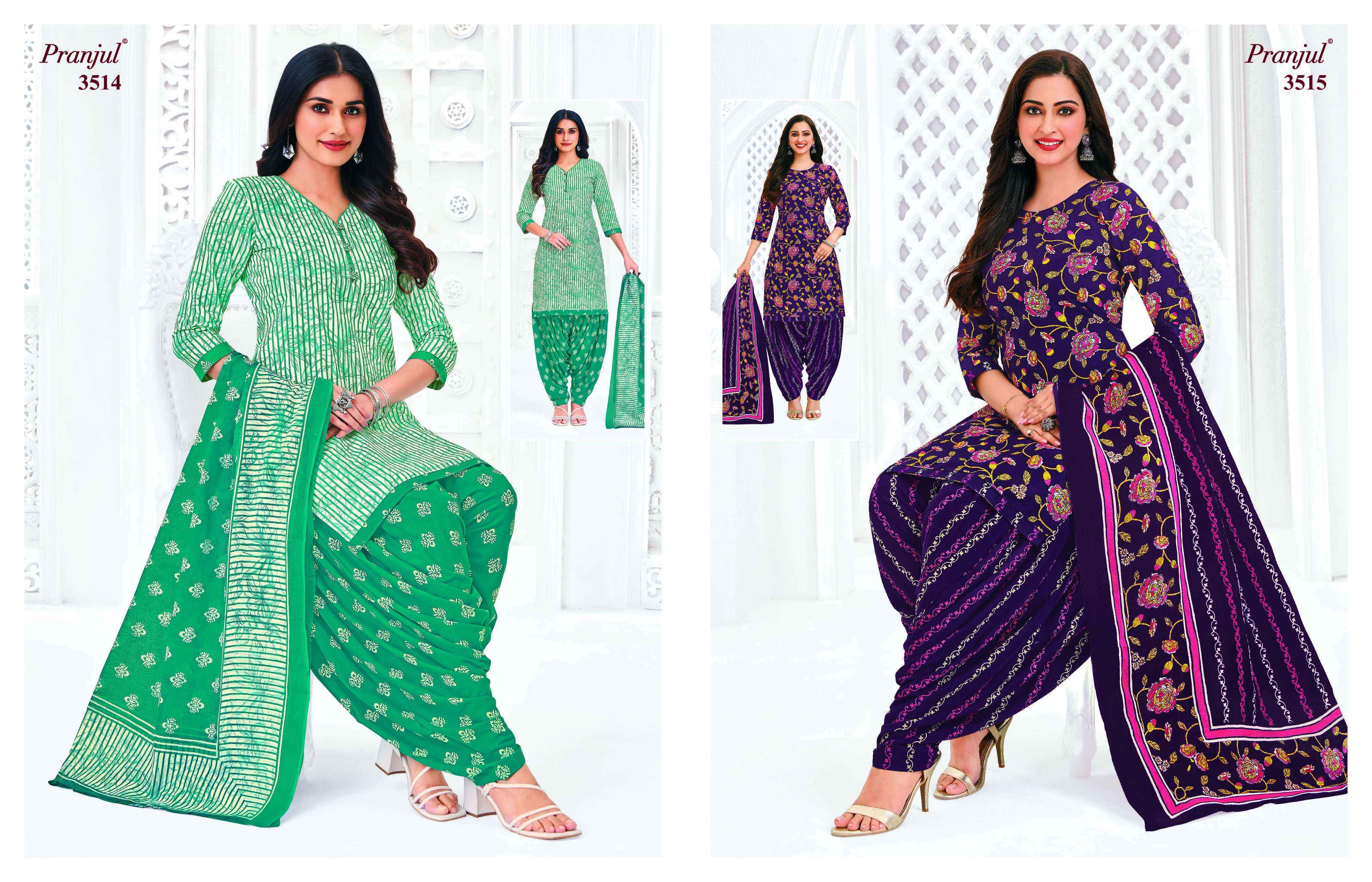 Pranjul Priyanshi Vol 35 Readymade Cotton Suit Wholesale Rate ( 36 Pcs Catalog )