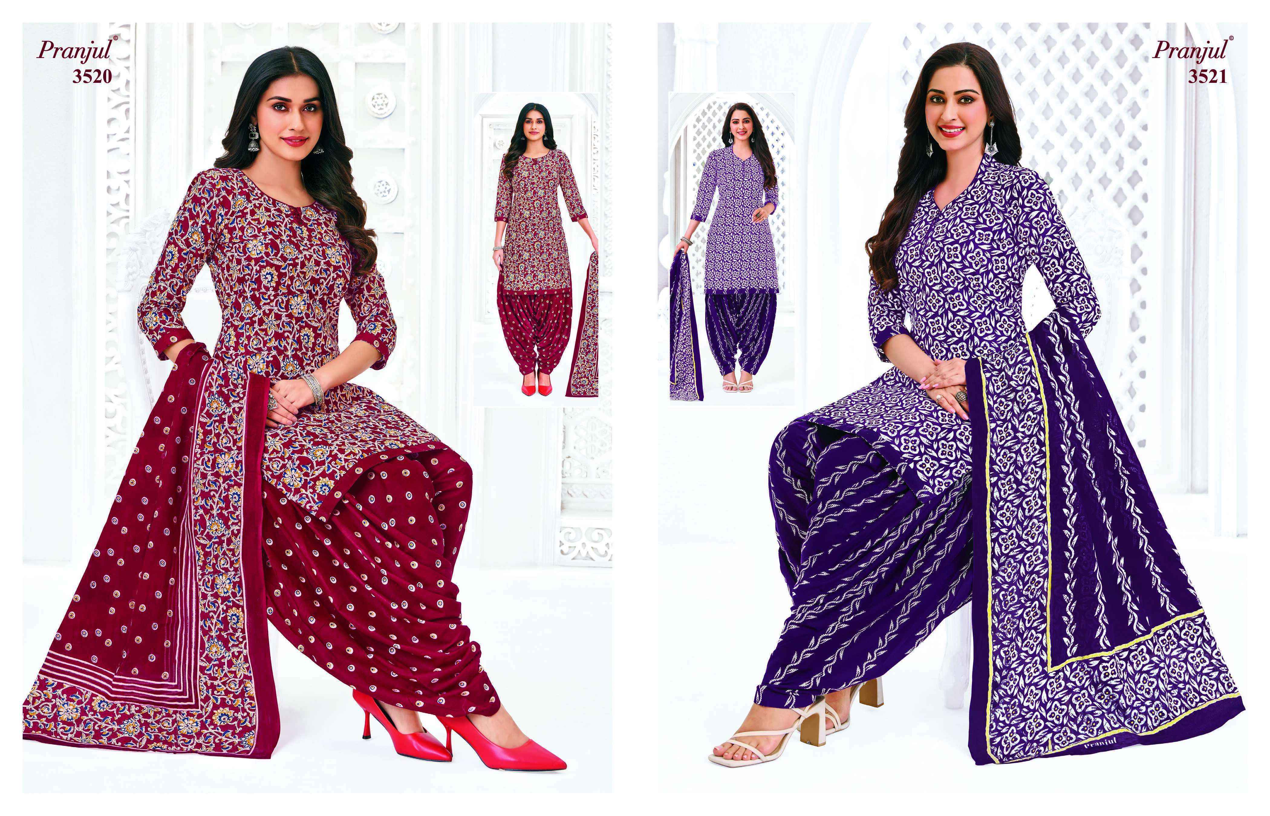 Pranjul Priyanshi Vol 35 Readymade Cotton Suit Wholesale Rate ( 36 Pcs Catalog )