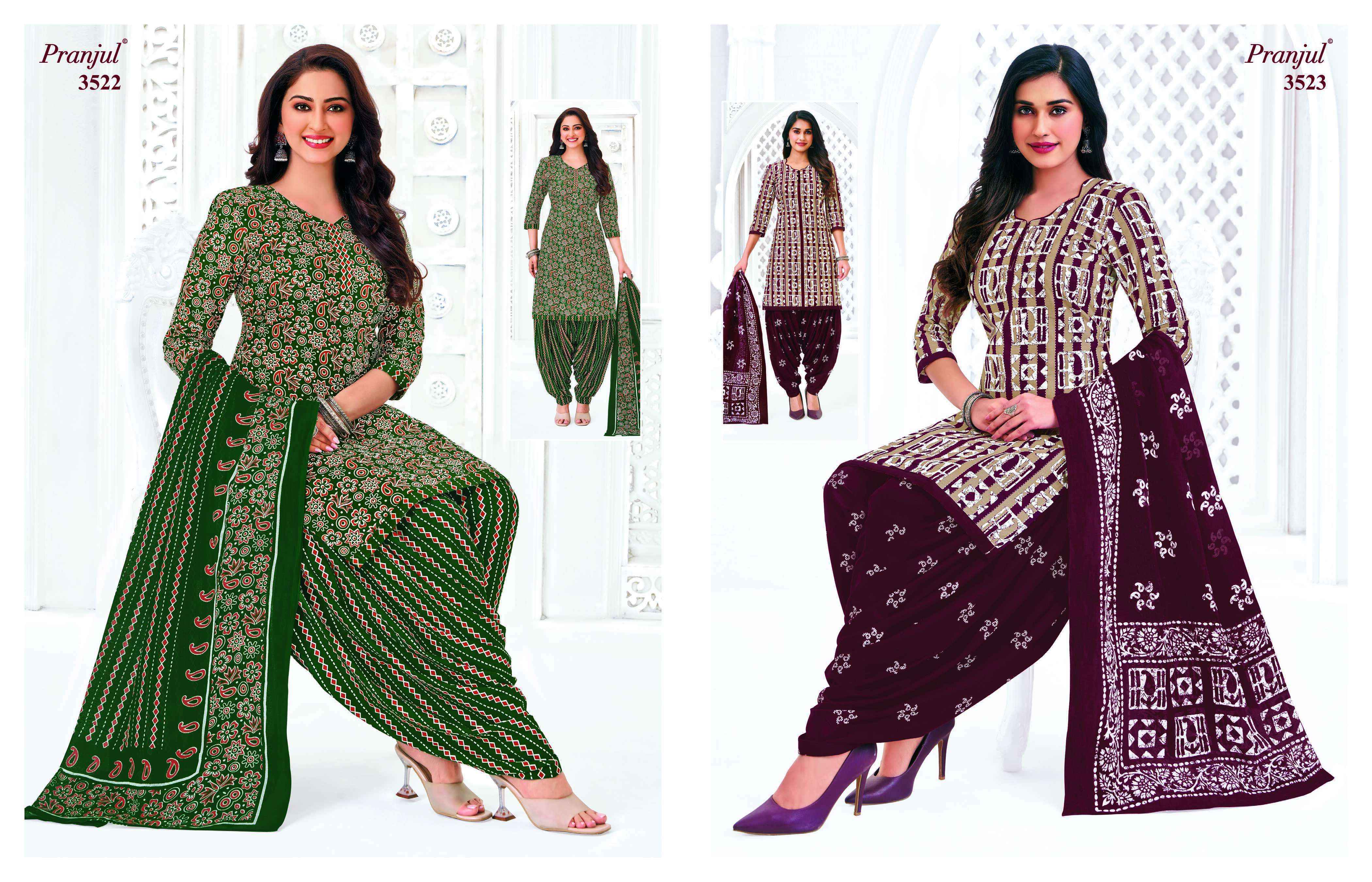 Pranjul Priyanshi Vol 35 Readymade Cotton Suit Wholesale Rate ( 36 Pcs Catalog )