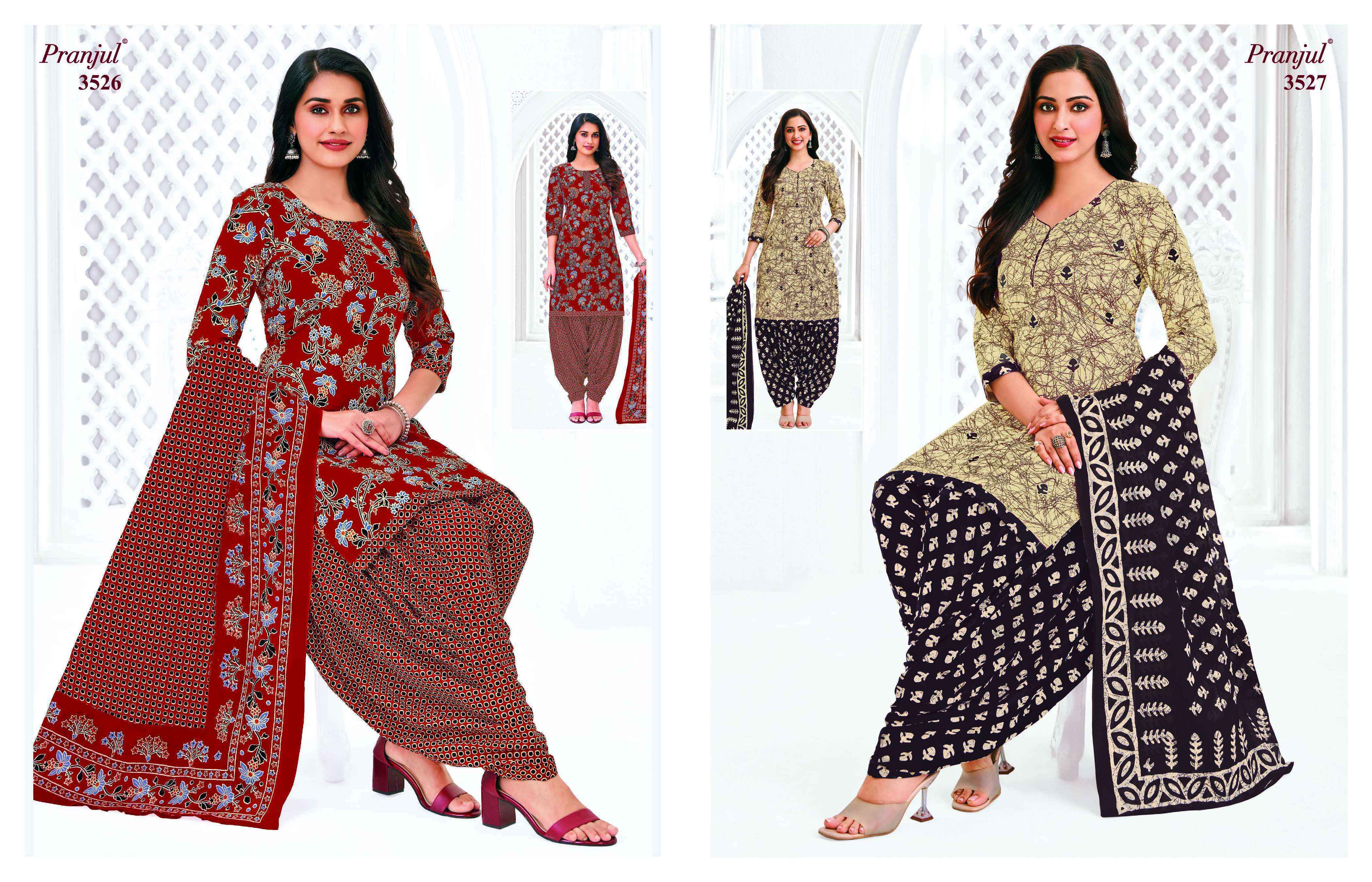 Pranjul Priyanshi Vol 35 Readymade Cotton Suit Wholesale Rate ( 36 Pcs Catalog )