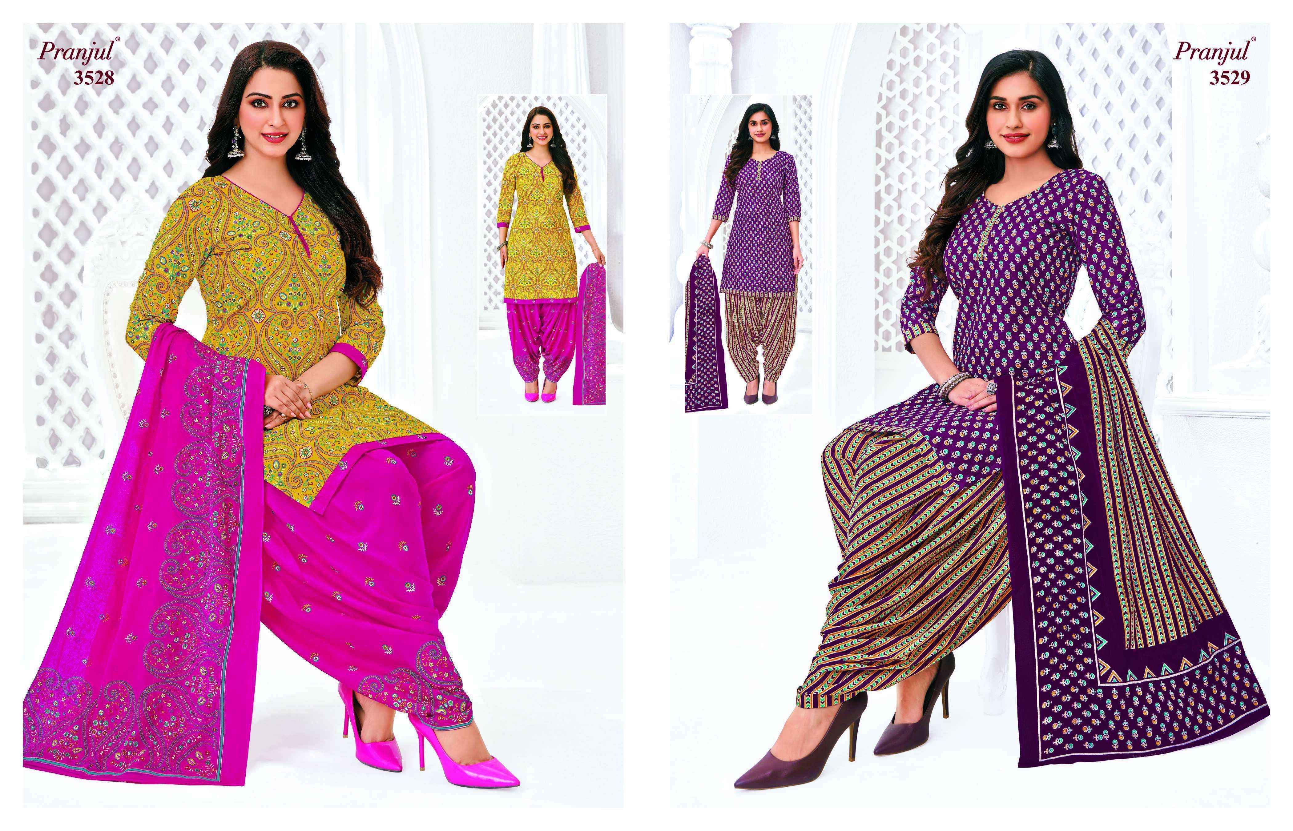 Pranjul Priyanshi Vol 35 Readymade Cotton Suit Wholesale Rate ( 36 Pcs Catalog )