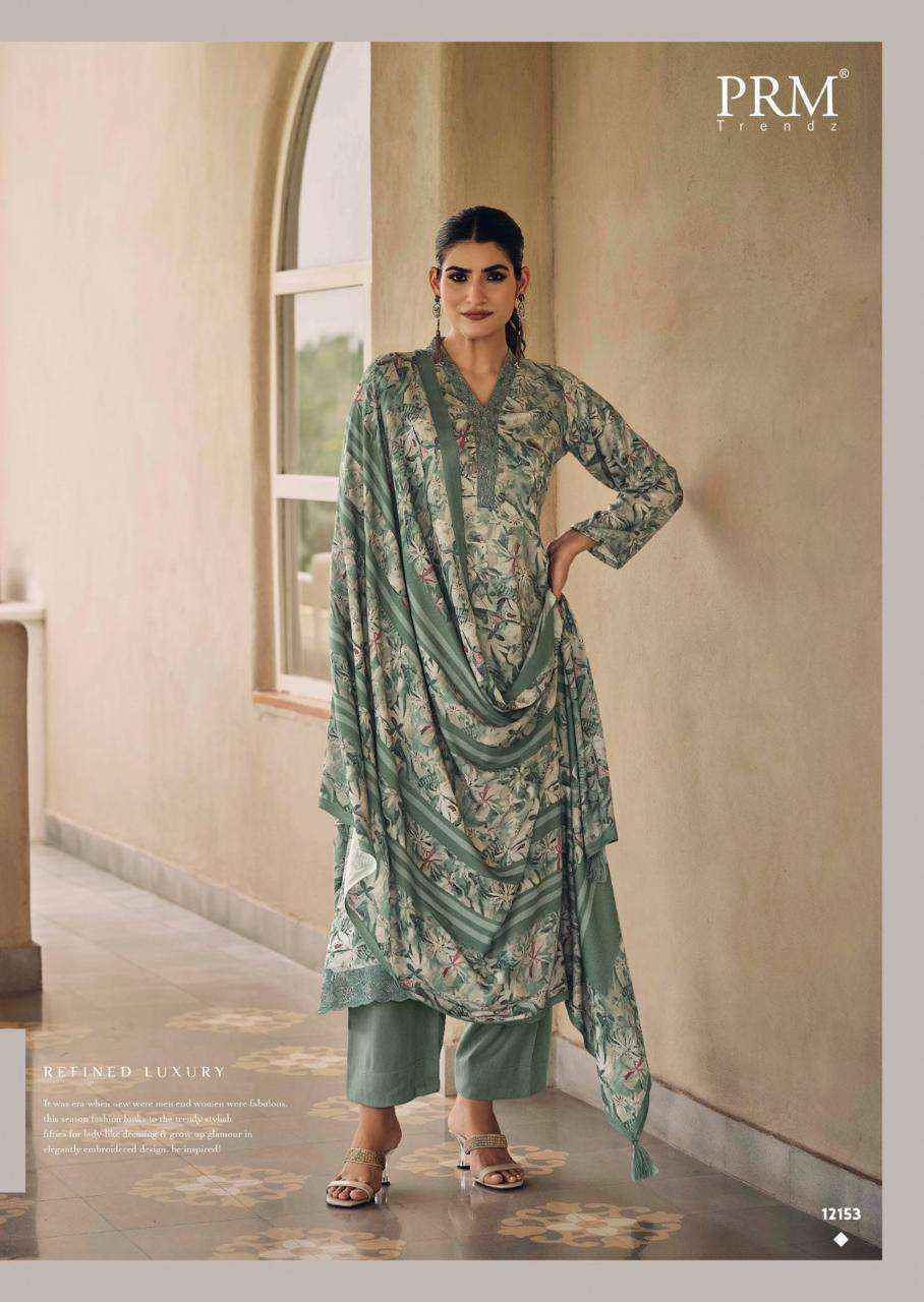 PRM Trendz Raagni Viscouse Pashmina Dress Material Wolesale 6 pcs Catalogue