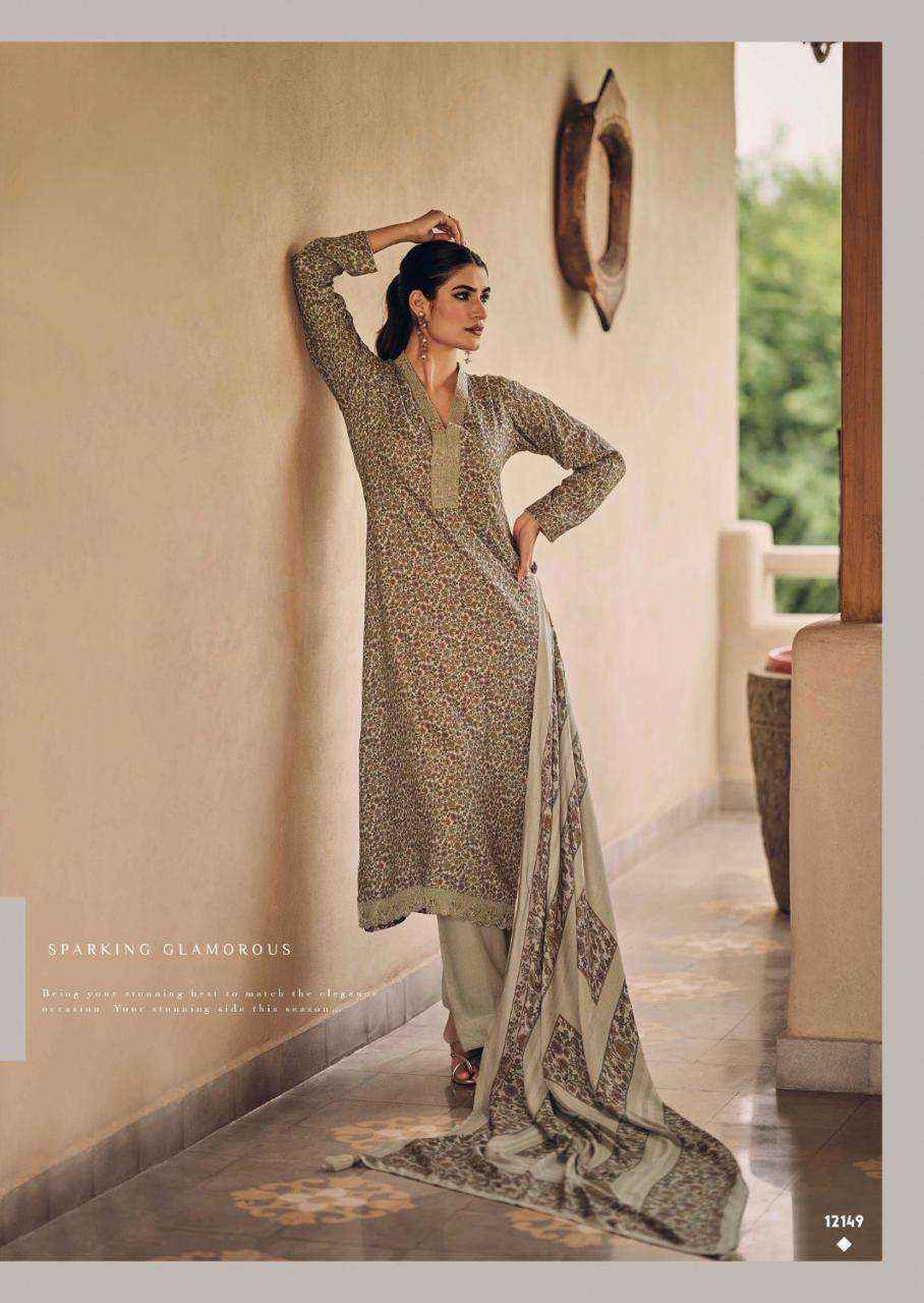PRM Trendz Raagni Viscouse Pashmina Dress Material Wolesale 6 pcs Catalogue