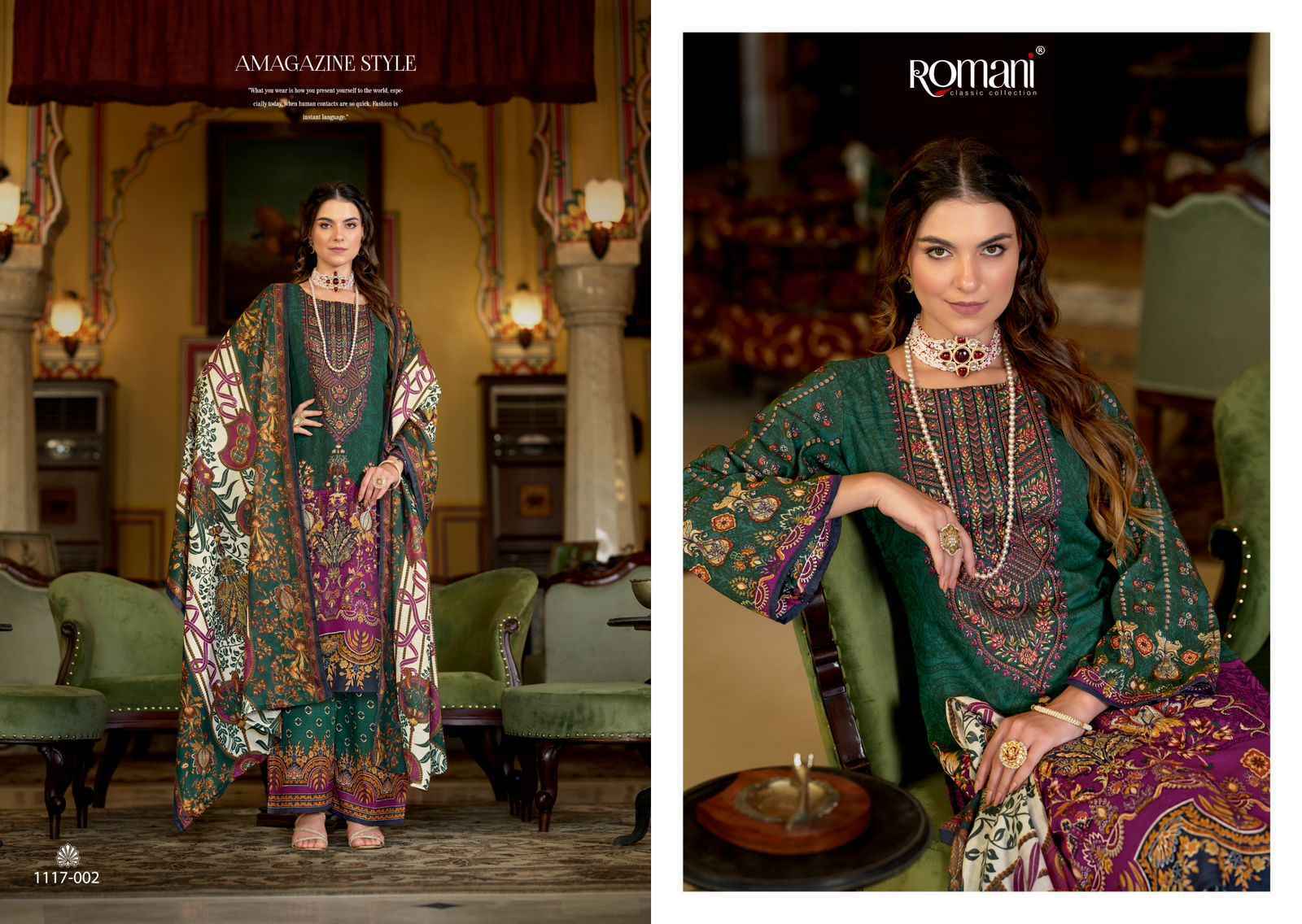 Romani Mahira Vol 4 Cotton Salwar Kameez Wholesale Rate ( 8 Pcs Catalog )