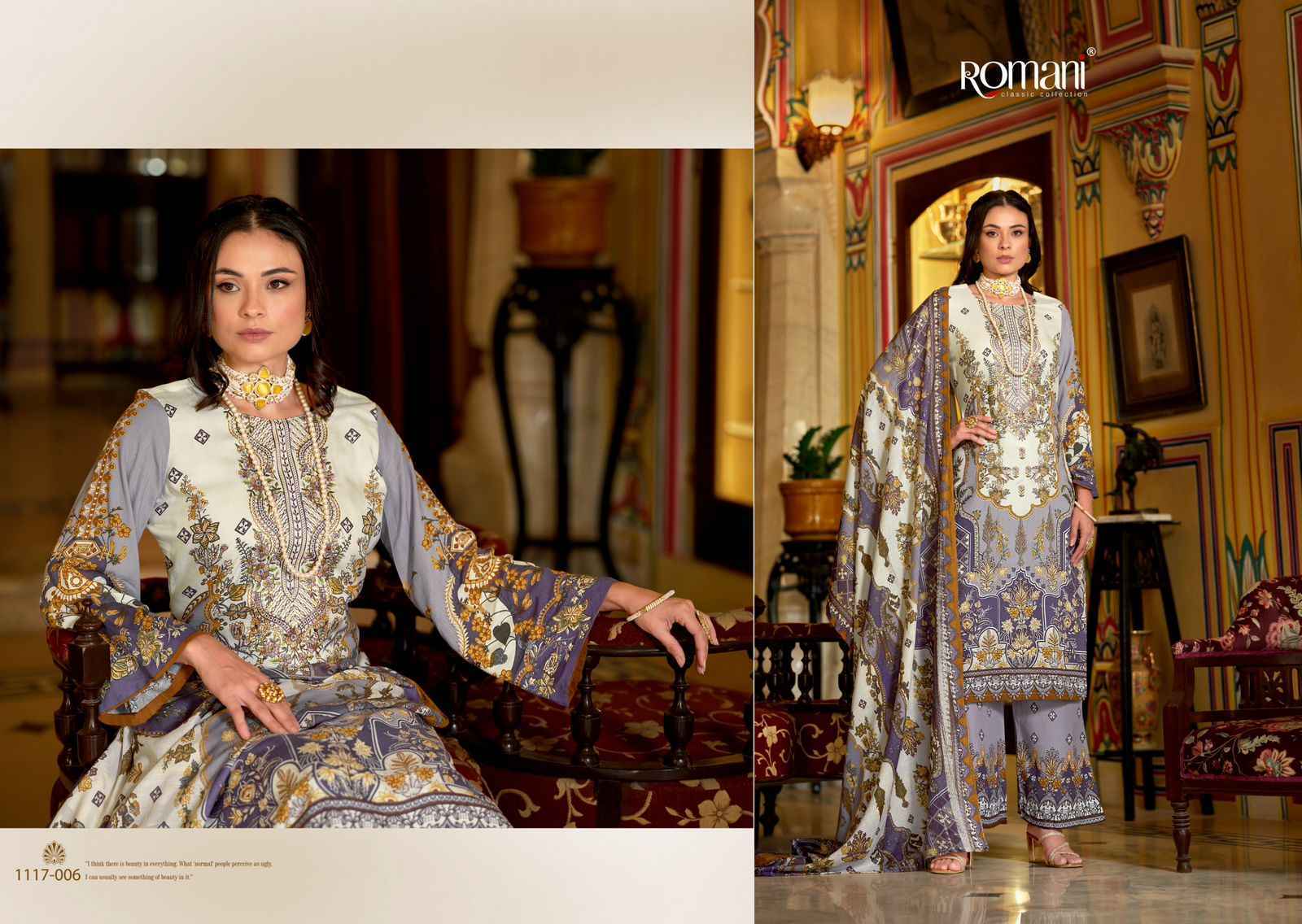 Romani Mahira Vol 4 Cotton Salwar Kameez Wholesale Rate ( 8 Pcs Catalog )