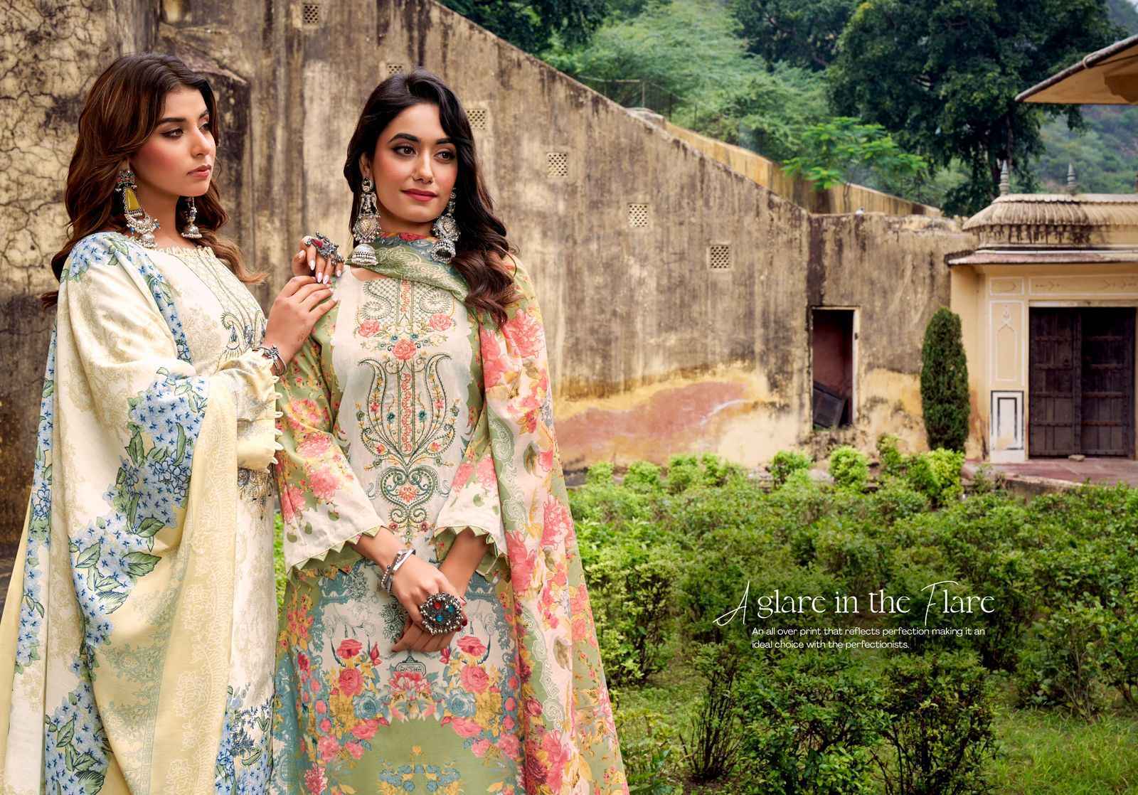 Romani Needle Wonder Vol 4 Cotton Salwar Kameez Wholesale Rate ( 8 Pcs Catalog )