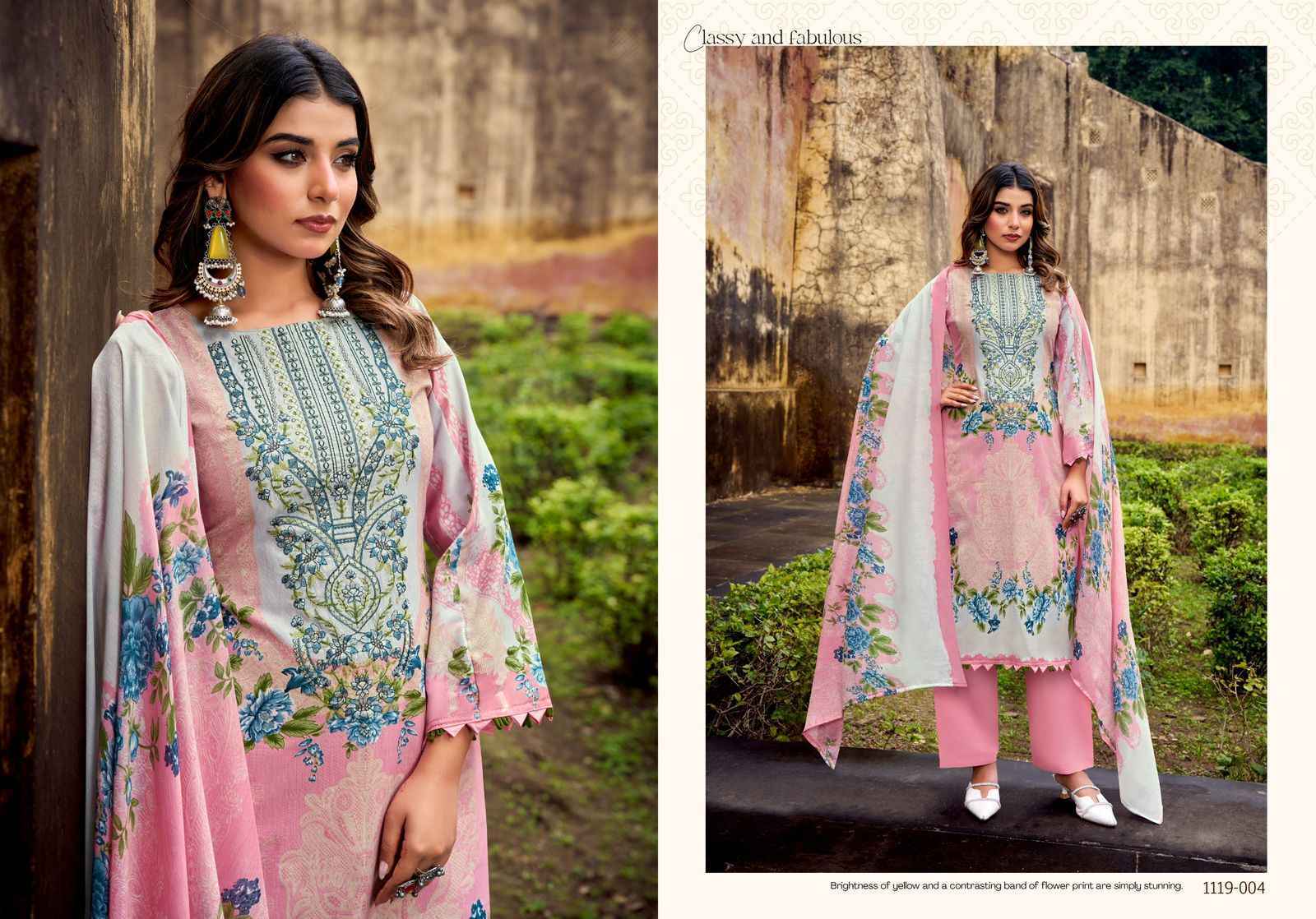 Romani Needle Wonder Vol 4 Cotton Salwar Kameez Wholesale Rate ( 8 Pcs Catalog )