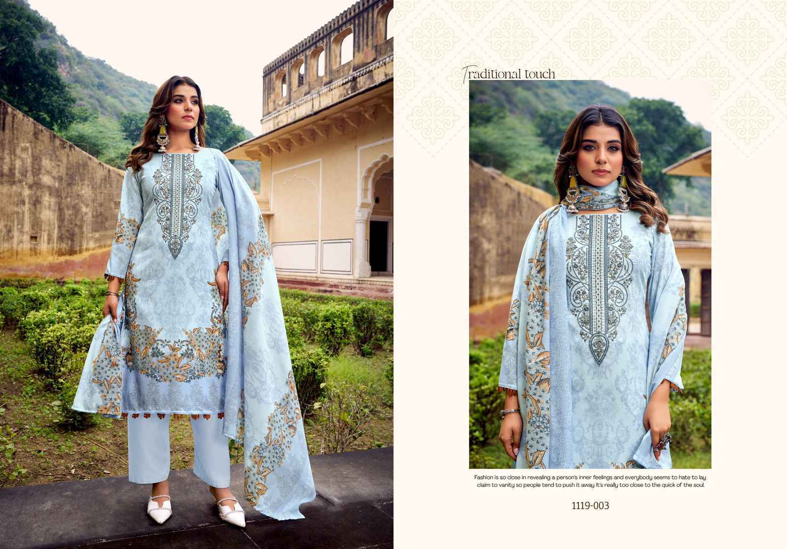 Romani Needle Wonder Vol 4 Cotton Salwar Kameez Wholesale Rate ( 8 Pcs Catalog )