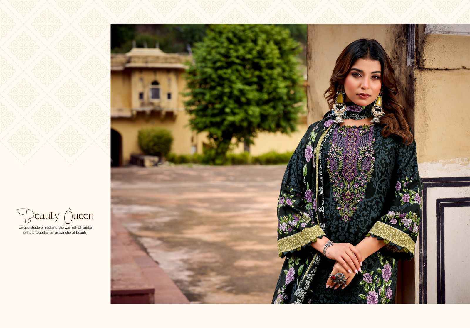 Romani Needle Wonder Vol 4 Cotton Salwar Kameez Wholesale Rate ( 8 Pcs Catalog )