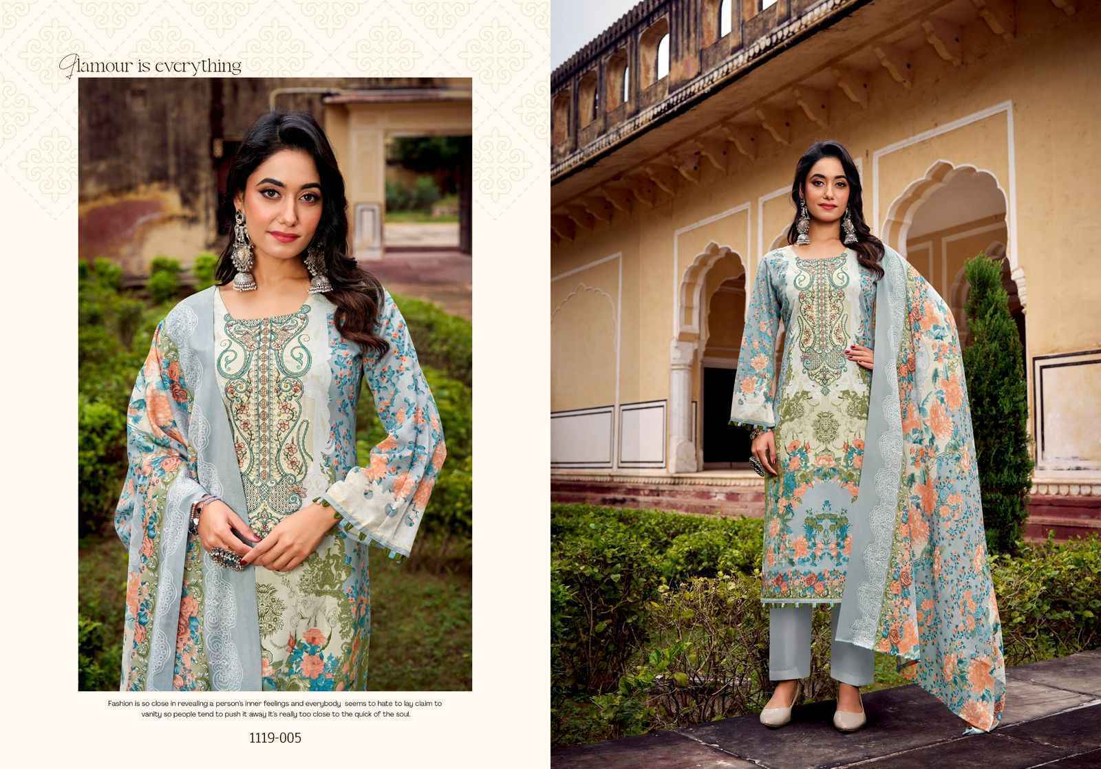 Romani Needle Wonder Vol 4 Cotton Salwar Kameez Wholesale Rate ( 8 Pcs Catalog )