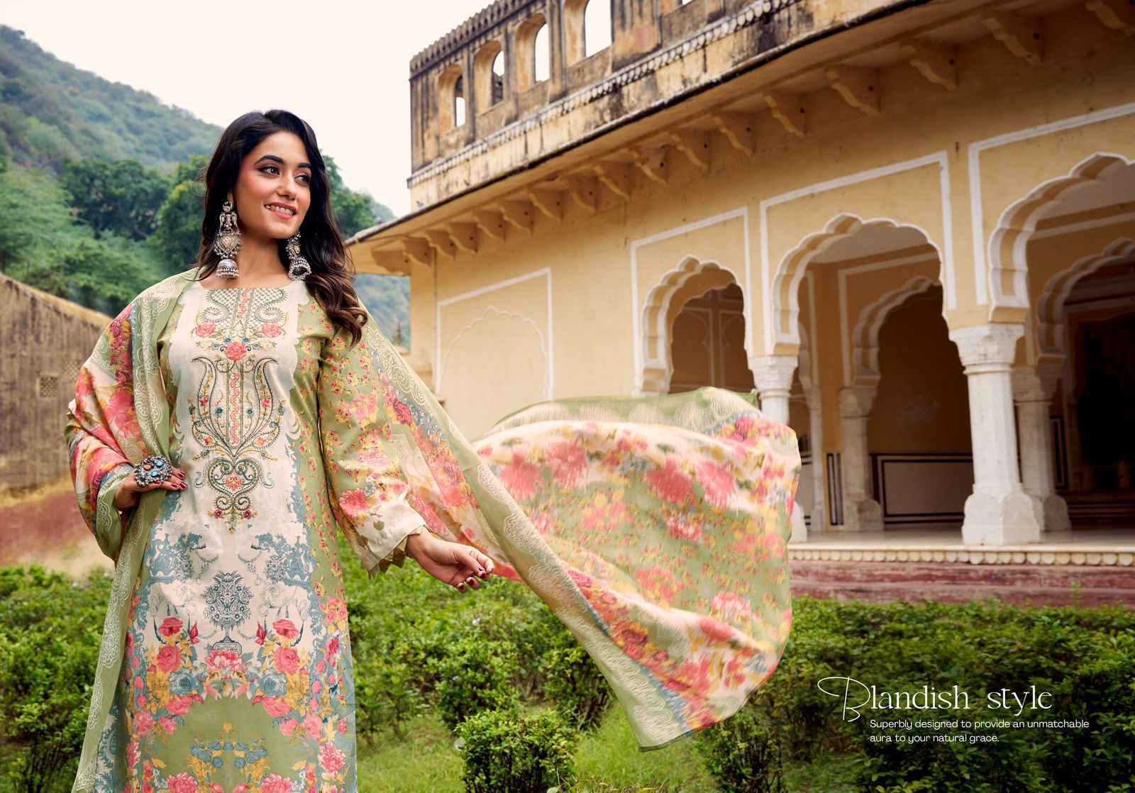 Romani Needle Wonder Vol 4 Cotton Salwar Kameez Wholesale Rate ( 8 Pcs Catalog )