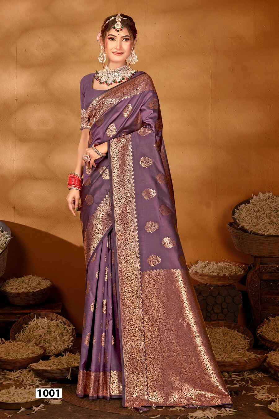 Saroj Samaira Silk Vol 1 Traditional Silk Saree Wholesale Rate ( 4 Pcs Catalog )