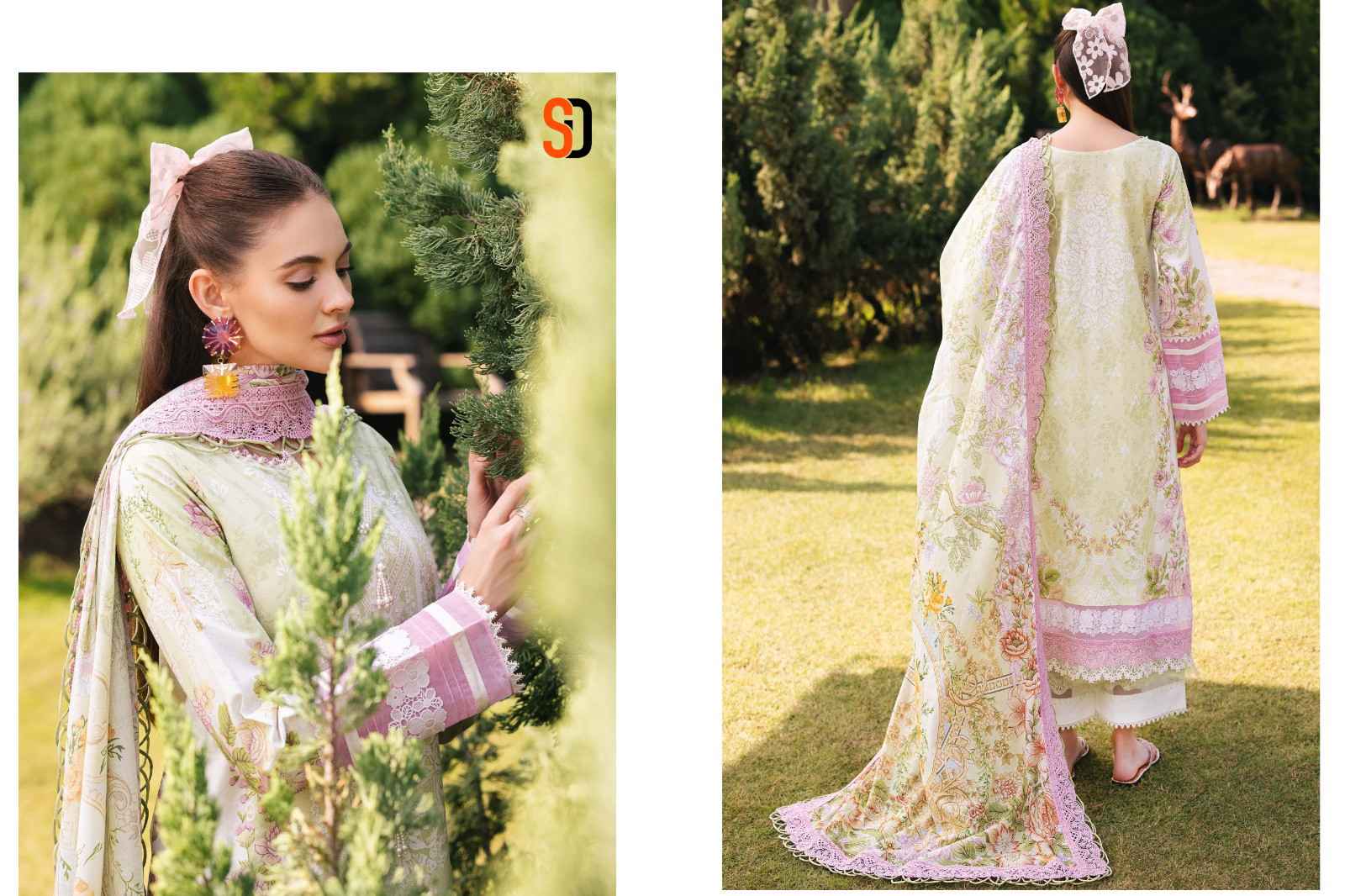 Shraddha Jade Urbane Vol 3 Lawn Cotton Embroidery Paksitani Suits Wholesale Rate ( 5 Pcs Catalog )