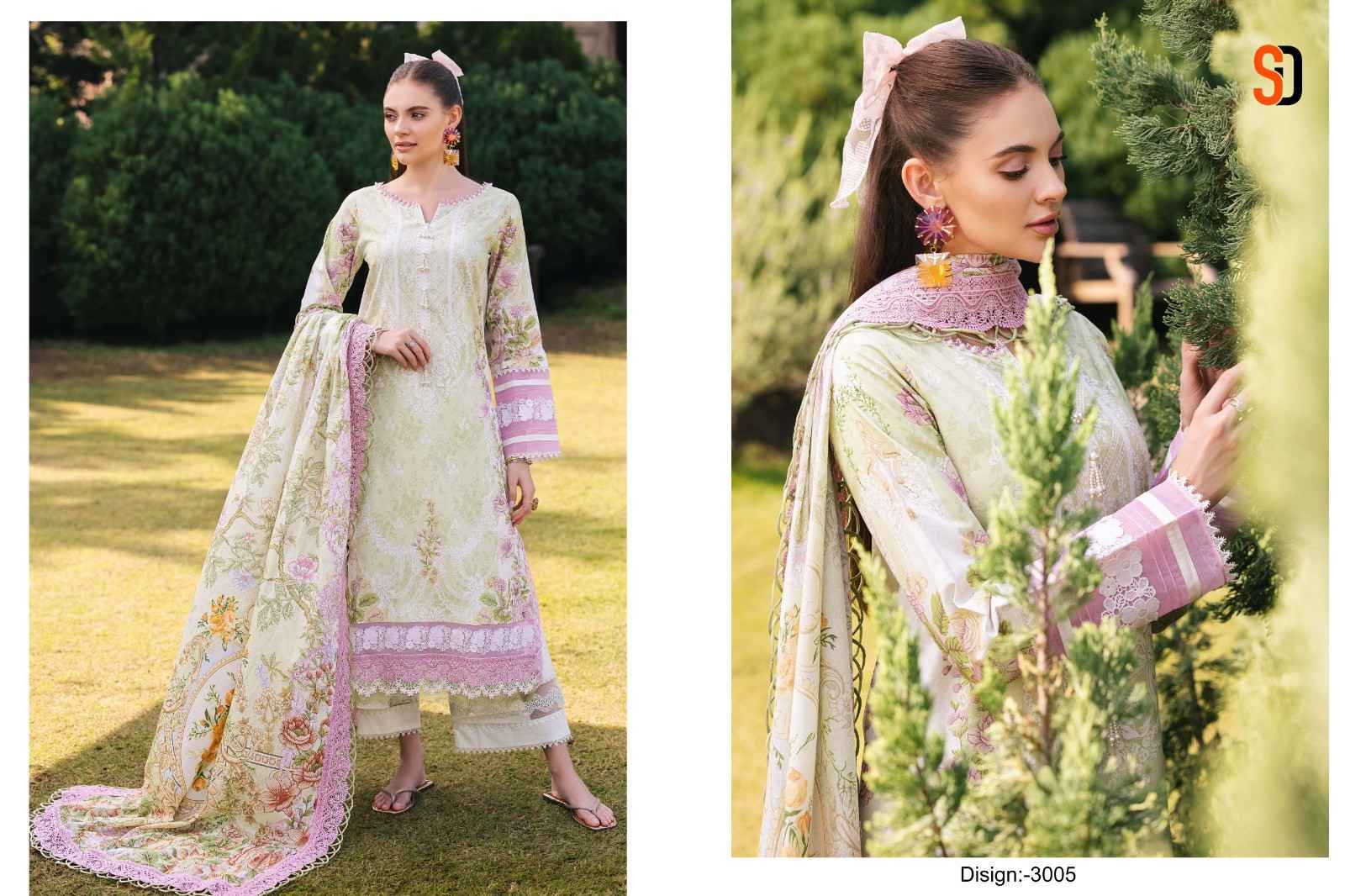 Shraddha Jade Urbane Vol 3 Lawn Cotton Embroidery Paksitani Suits Wholesale Rate ( 5 Pcs Catalog )