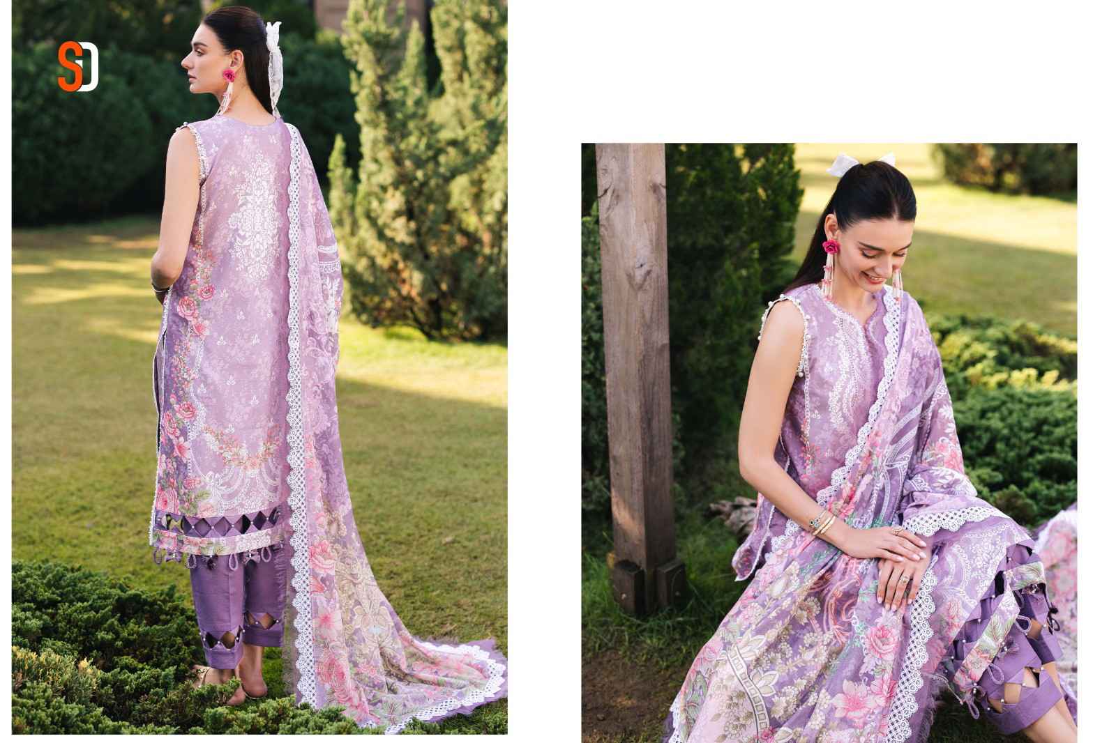 Shraddha Jade Urbane Vol 3 Lawn Cotton Embroidery Paksitani Suits Wholesale Rate ( 5 Pcs Catalog )