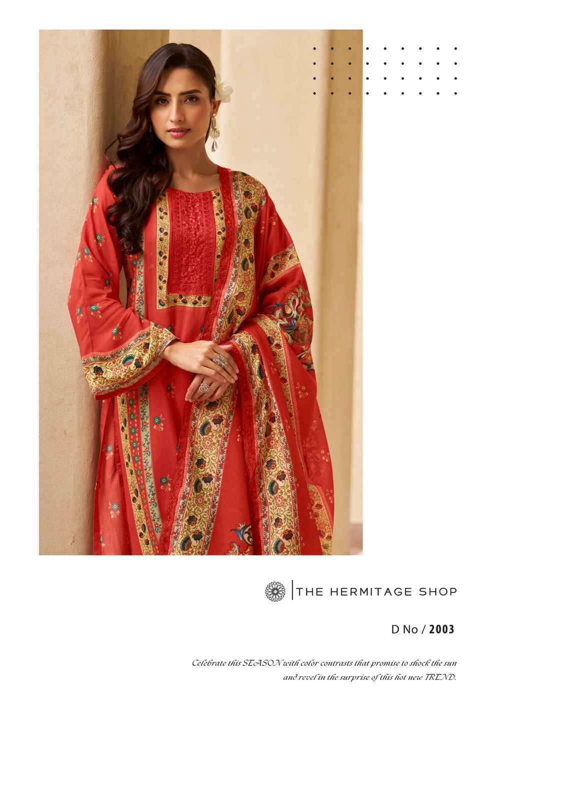 The Hermitage Shop Bagh 5 Viscouse Lawn Salwar Kameez Wholesale Rate ( 6 Pcs Catalog )