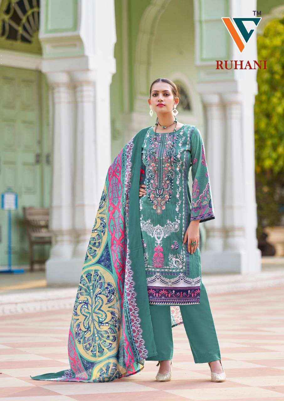 Vandana Creation Ruhani Vol 33 Cotton Salwar Kameez Wholesale Rate ( 8 Pcs Catalog )