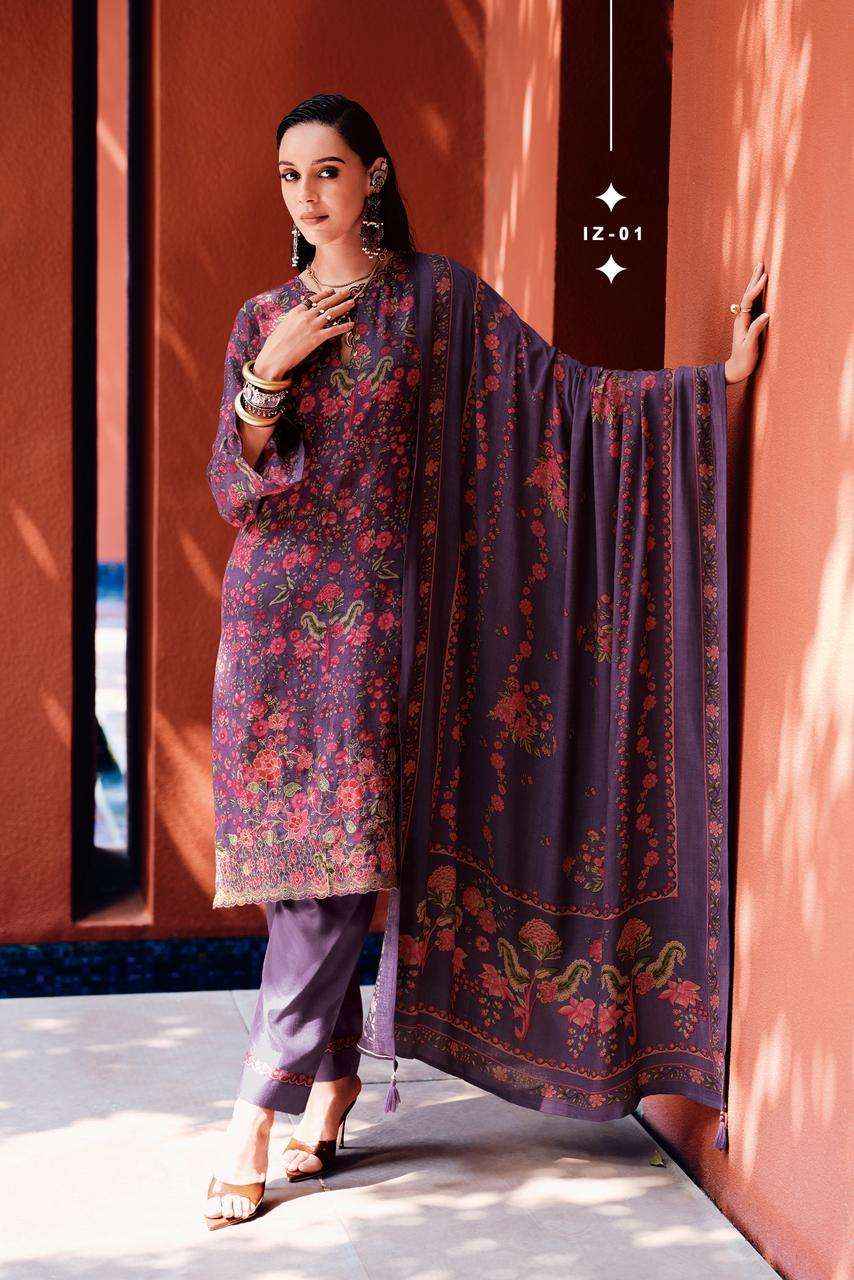 Varsha Izel Fancy Viscose Pashmina Winter Wear Salwar Kameez Wholesale Rate ( 4 Pcs Catalog )