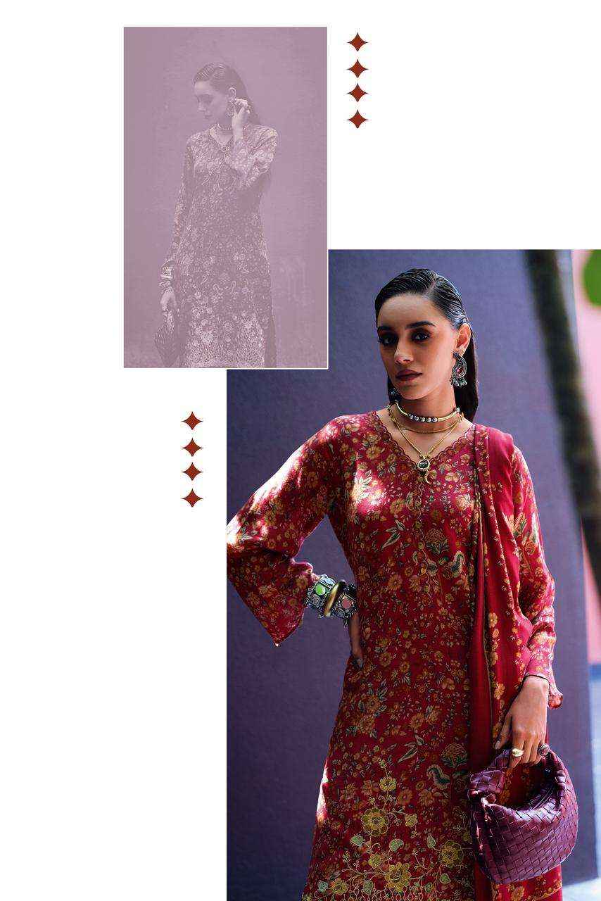 Varsha Izel Fancy Viscose Pashmina Winter Wear Salwar Kameez Wholesale Rate ( 4 Pcs Catalog )