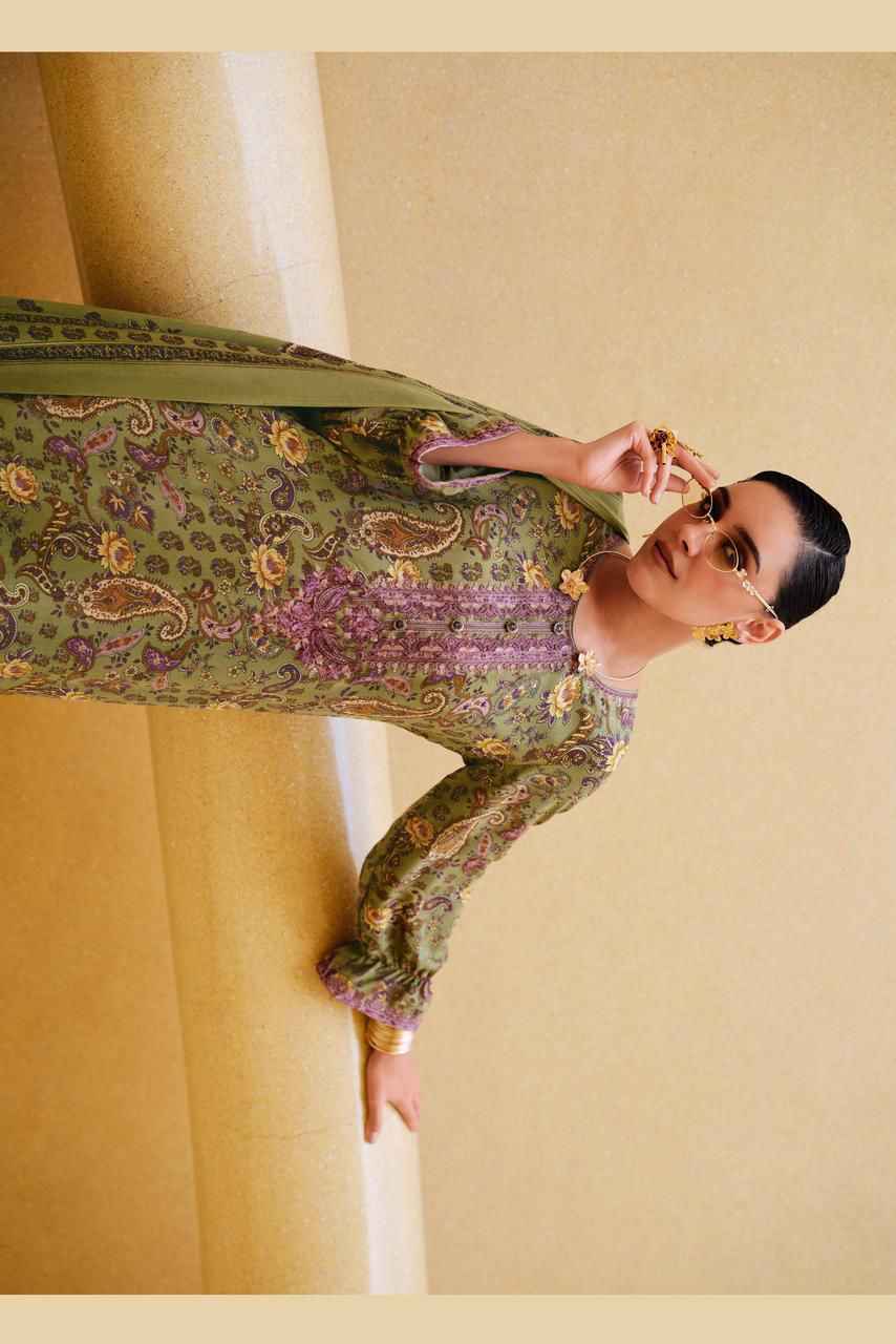 Varsha Rabane Viscouse Pashmina Salwar Kameez Wholesale Rate ( 4 Pcs Catalog )