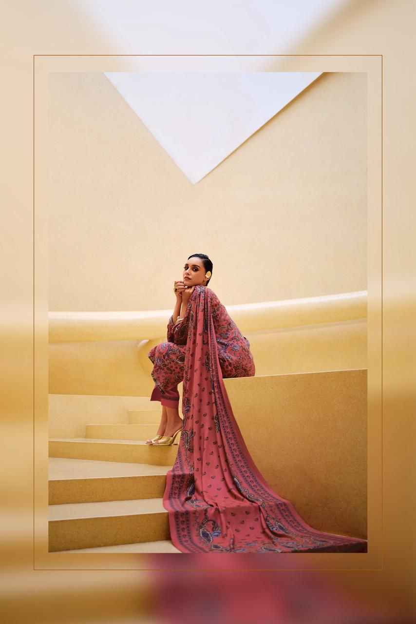 Varsha Rabane Viscouse Pashmina Salwar Kameez Wholesale Rate ( 4 Pcs Catalog )