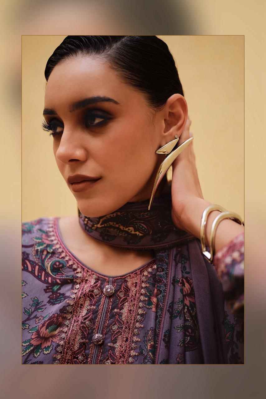 Varsha Rabane Viscouse Pashmina Salwar Kameez Wholesale Rate ( 4 Pcs Catalog )