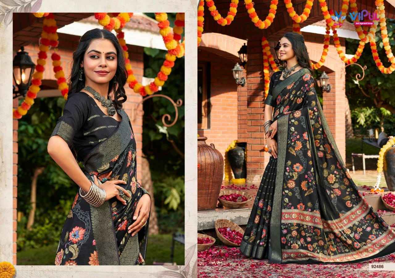 Vipul Anvi Vol 3 Soft Silk Saree Wholesale Rate ( 9 Pcs Catalog )