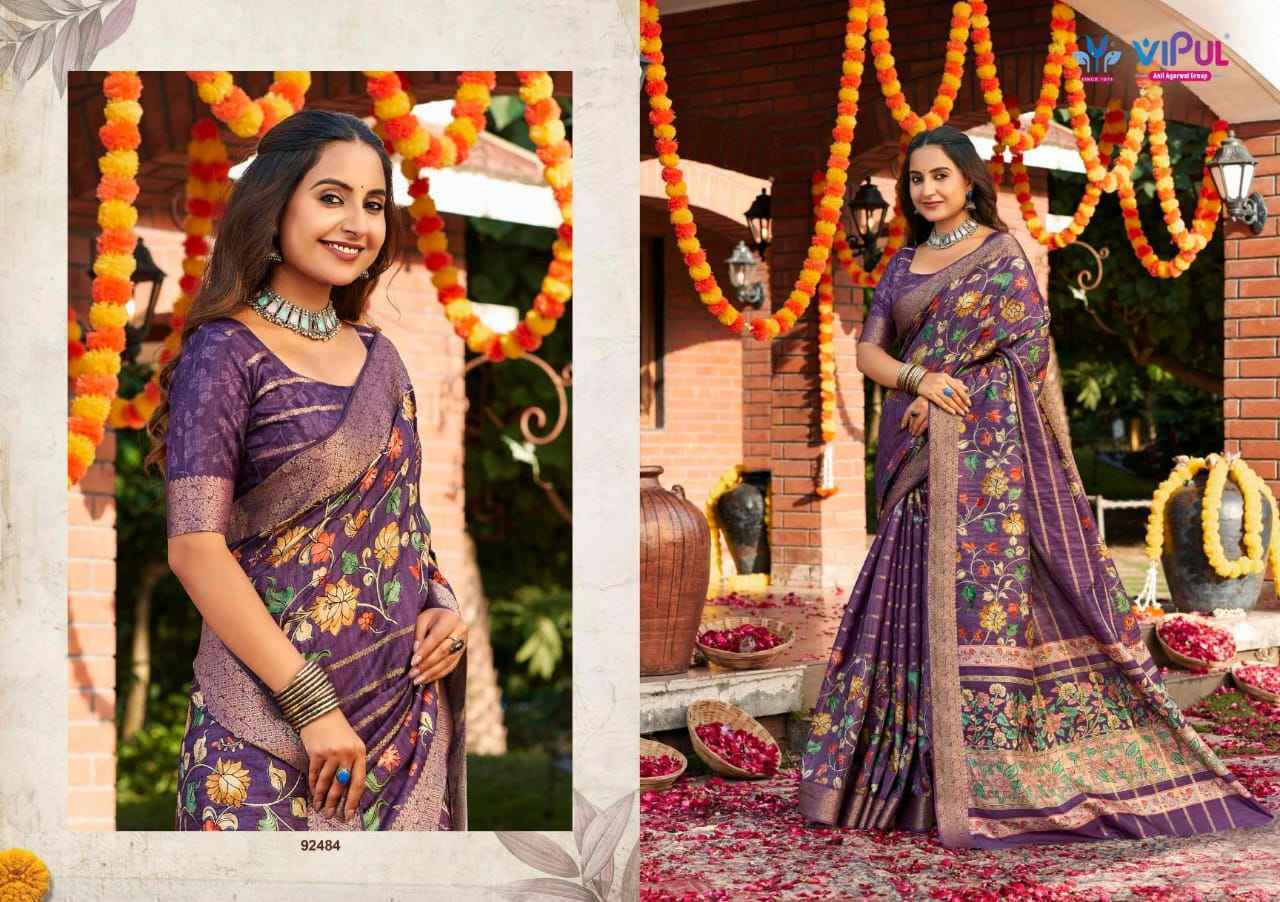 Vipul Anvi Vol 3 Soft Silk Saree Wholesale Rate ( 9 Pcs Catalog )