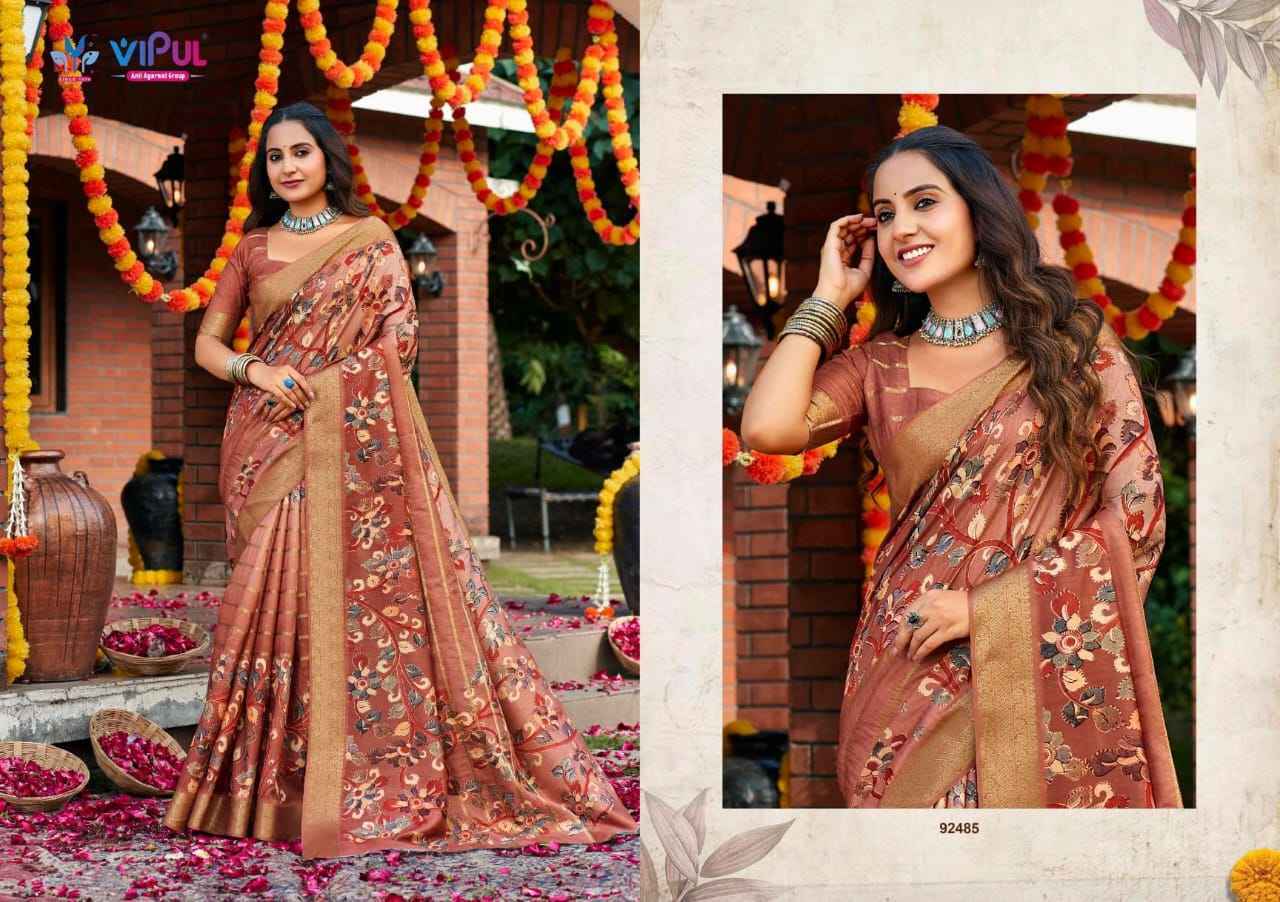 Vipul Anvi Vol 3 Soft Silk Saree Wholesale Rate ( 9 Pcs Catalog )