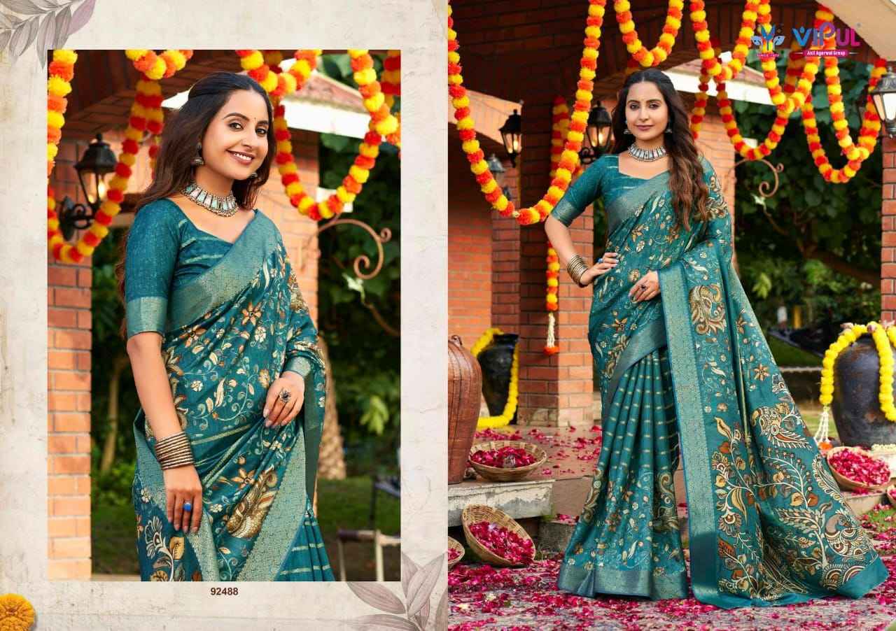 Vipul Anvi Vol 3 Soft Silk Saree Wholesale Rate ( 9 Pcs Catalog )