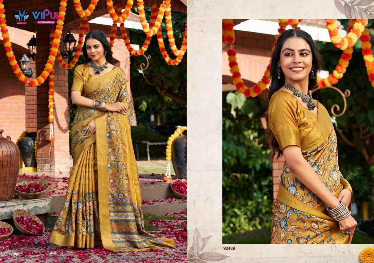 Vipul Anvi Vol 3 Soft Silk Saree Wholesale Rate ( 9 Pcs Catalog )