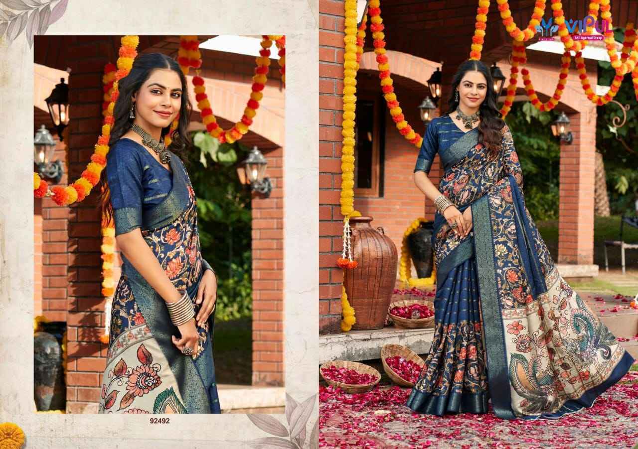 Vipul Anvi Vol 3 Soft Silk Saree Wholesale Rate ( 9 Pcs Catalog )