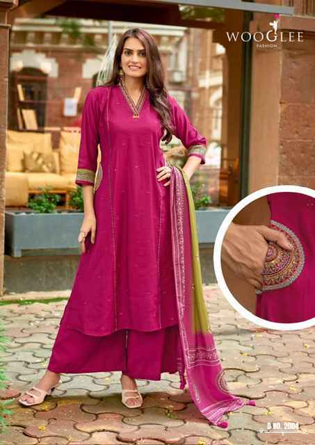 Wooglee Chitrangna Barline Viscose Kurti Combo Wholesale Rate ( 6 Pcs Catalog )