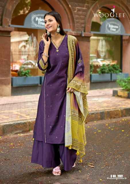 Wooglee Chitrangna Barline Viscose Kurti Combo Wholesale Rate ( 6 Pcs Catalog )