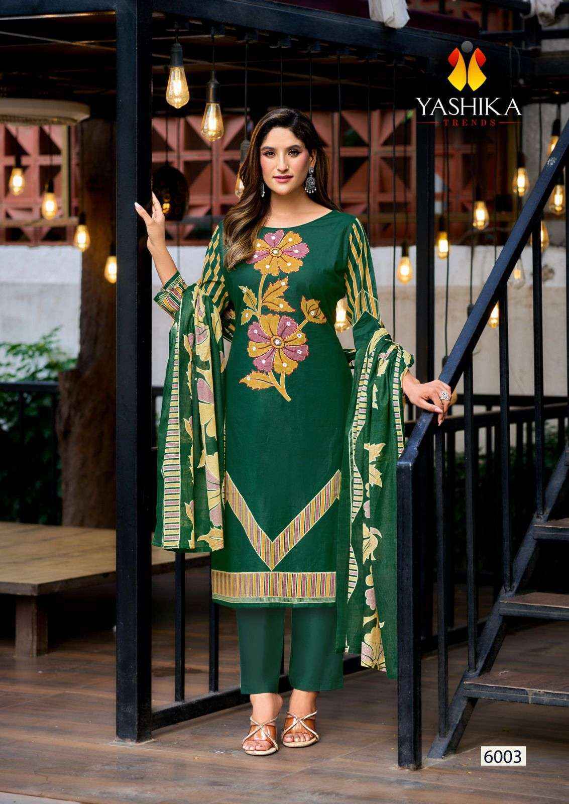 Yashika Trends Dua Vol 6 Cotton Salwar Kameez Wholesale Rate ( 8 Pcs Catalog )