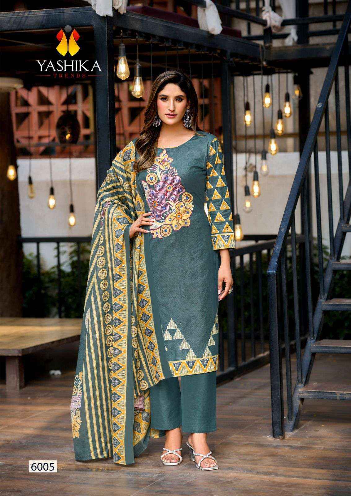 Yashika Trends Dua Vol 6 Cotton Salwar Kameez Wholesale Rate ( 8 Pcs Catalog )