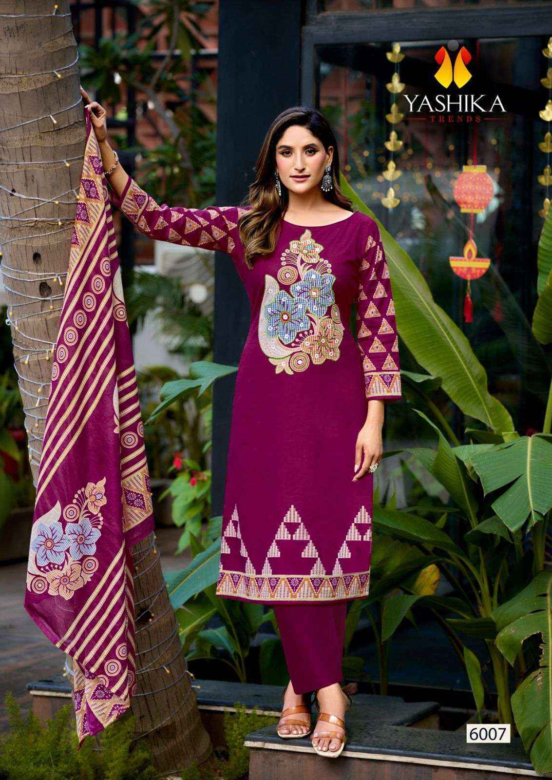 Yashika Trends Dua Vol 6 Cotton Salwar Kameez Wholesale Rate ( 8 Pcs Catalog )