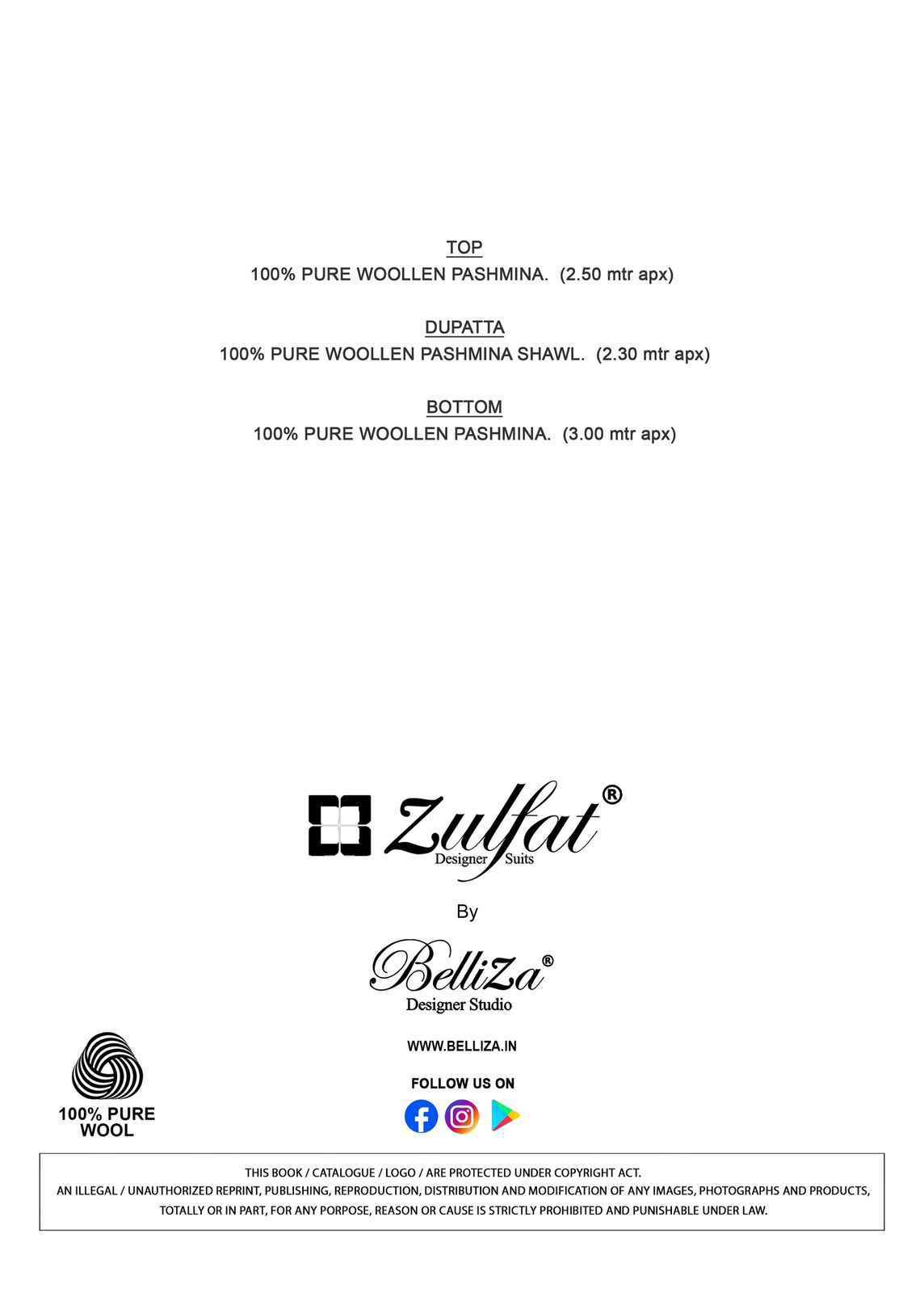 Zulfat Sufi Woollen Pashmina Dress Material Wholesale Rate ( 4 Pcs Catalog )